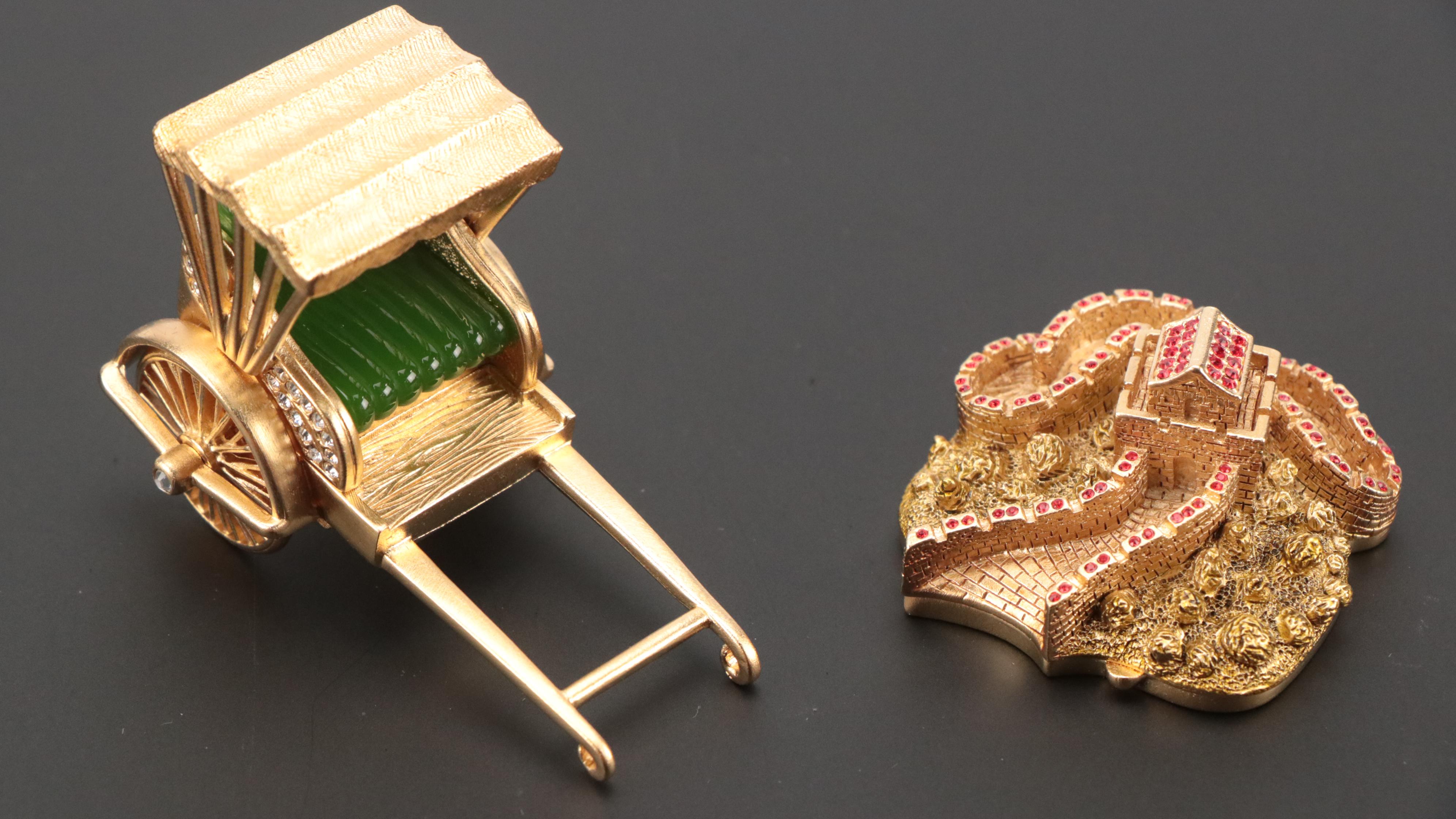 Jay Strongwater for Estée Lauder Solid Perfumes in Ornamental Compacts