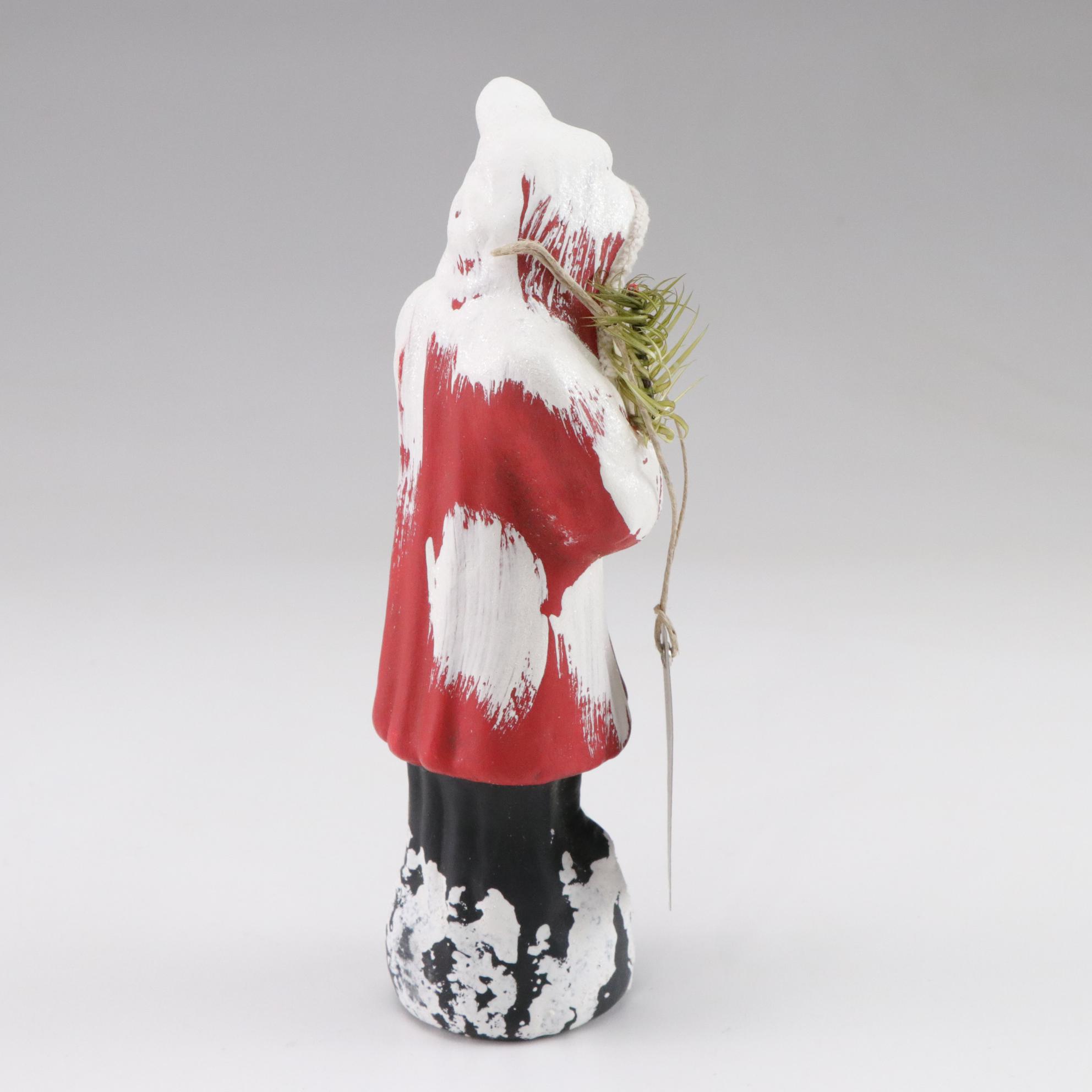 Paul Turner Ceramic and Composite Hand-Crafted Santa Figurines