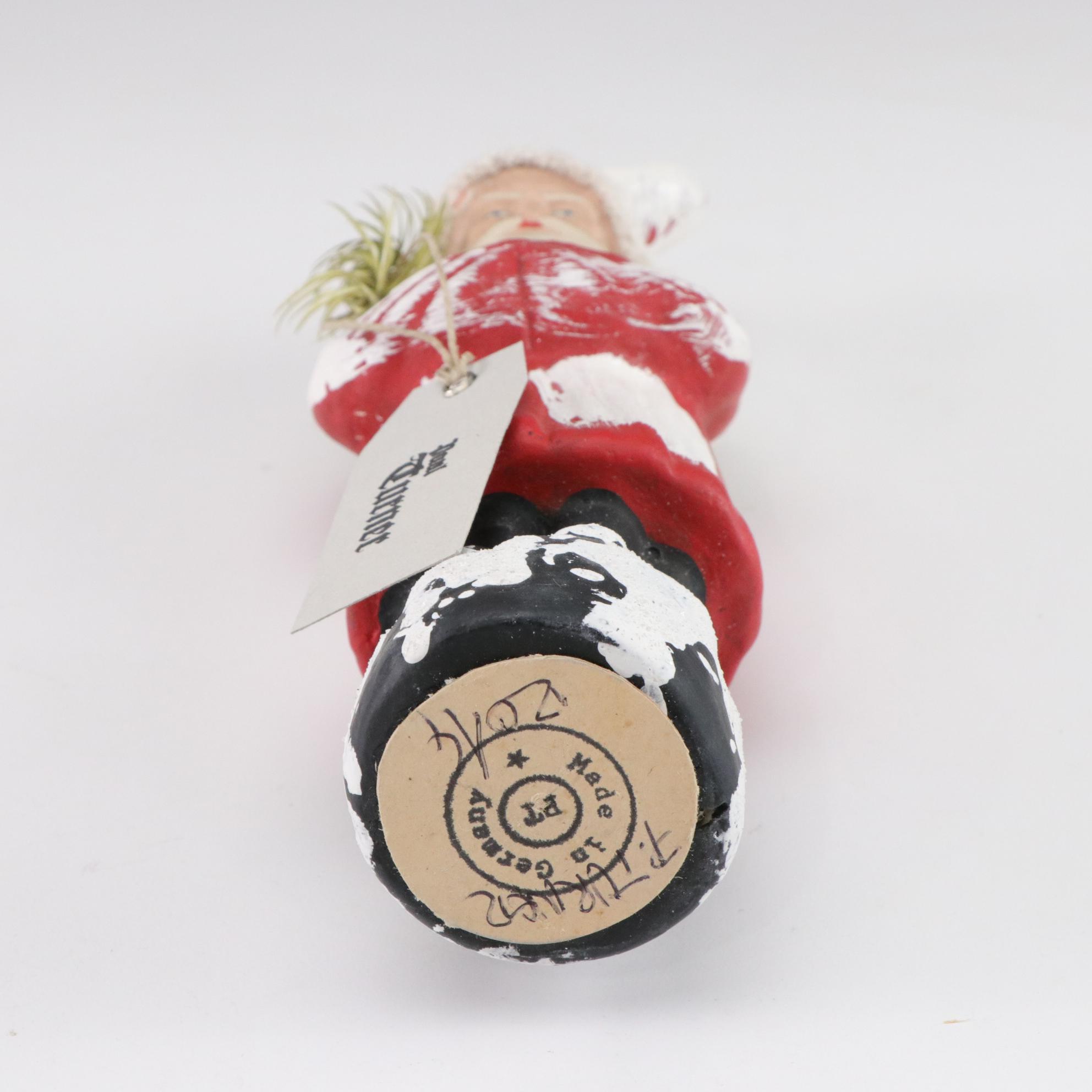 Paul Turner Ceramic and Composite Hand-Crafted Santa Figurines