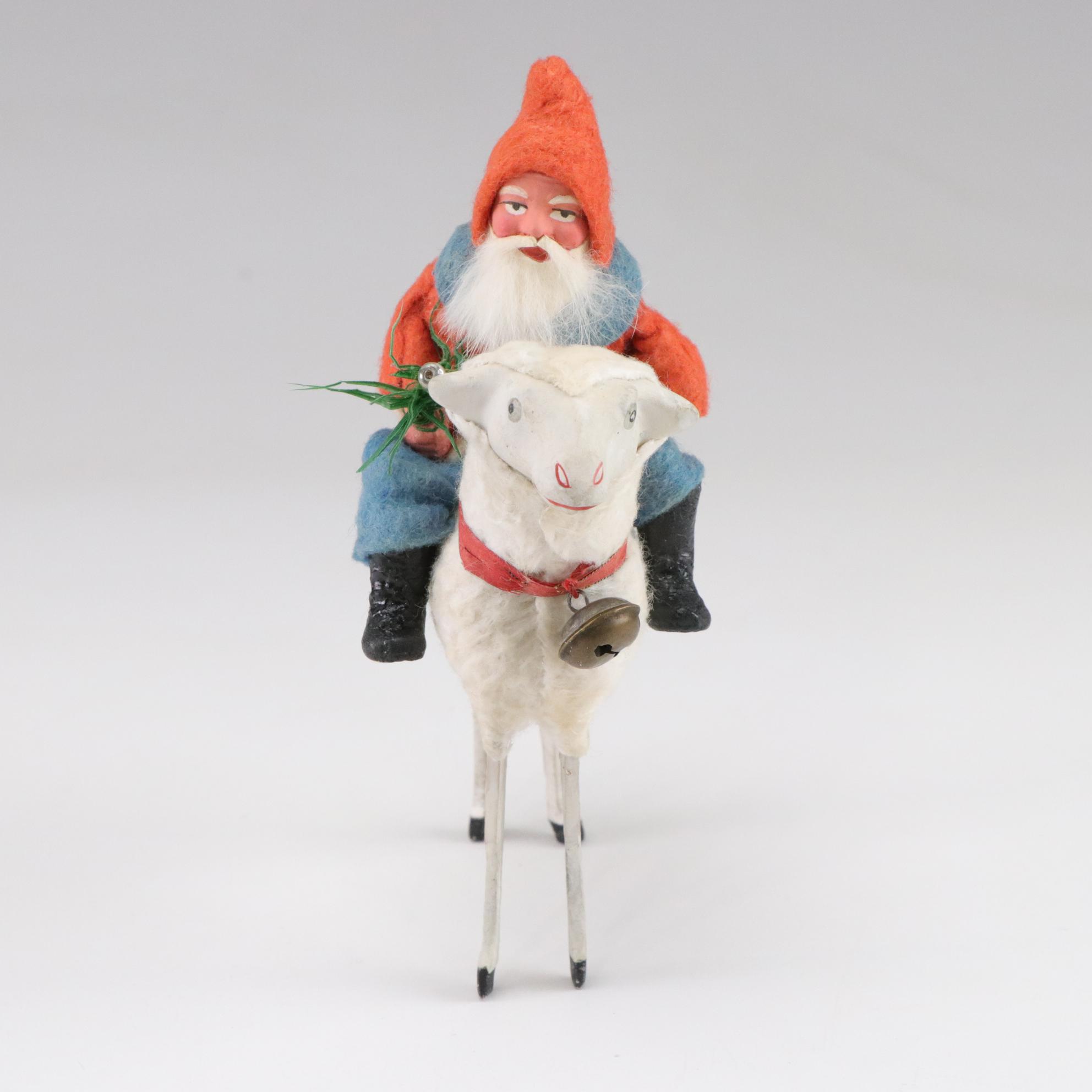 Paul Turner Ceramic and Composite Hand-Crafted Santa Figurines