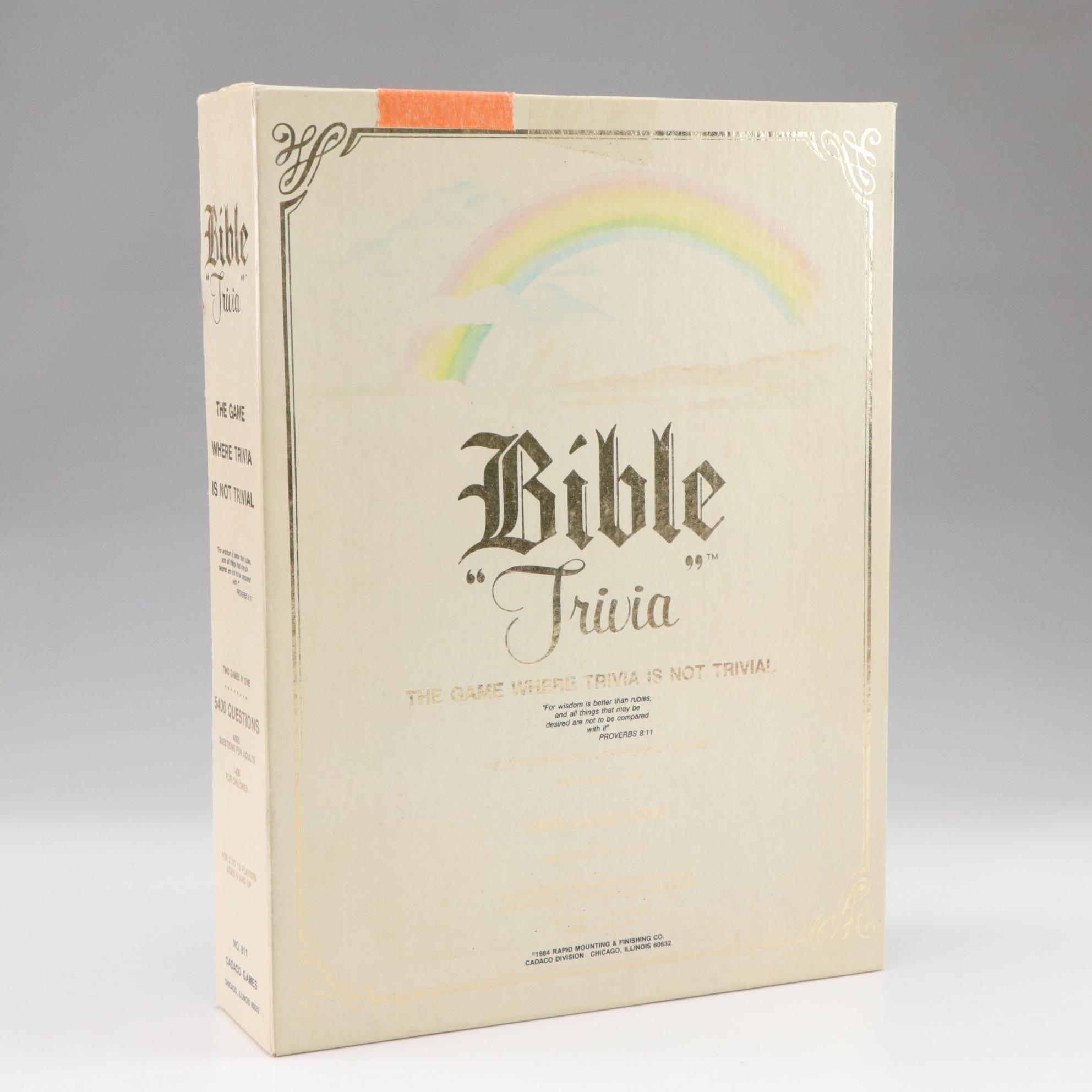 Bible "Trivia" Board Game, 1984