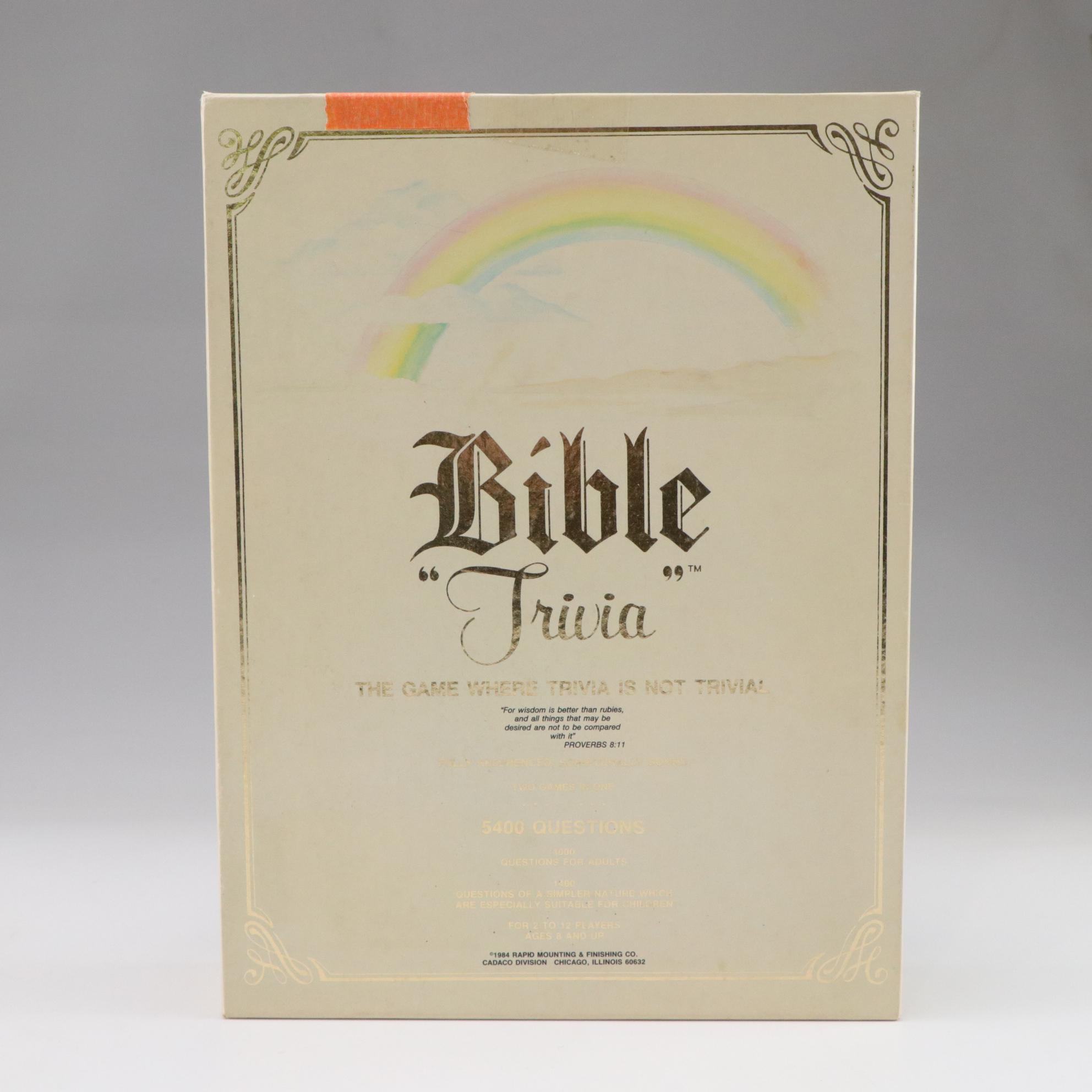 Bible "Trivia" Board Game, 1984