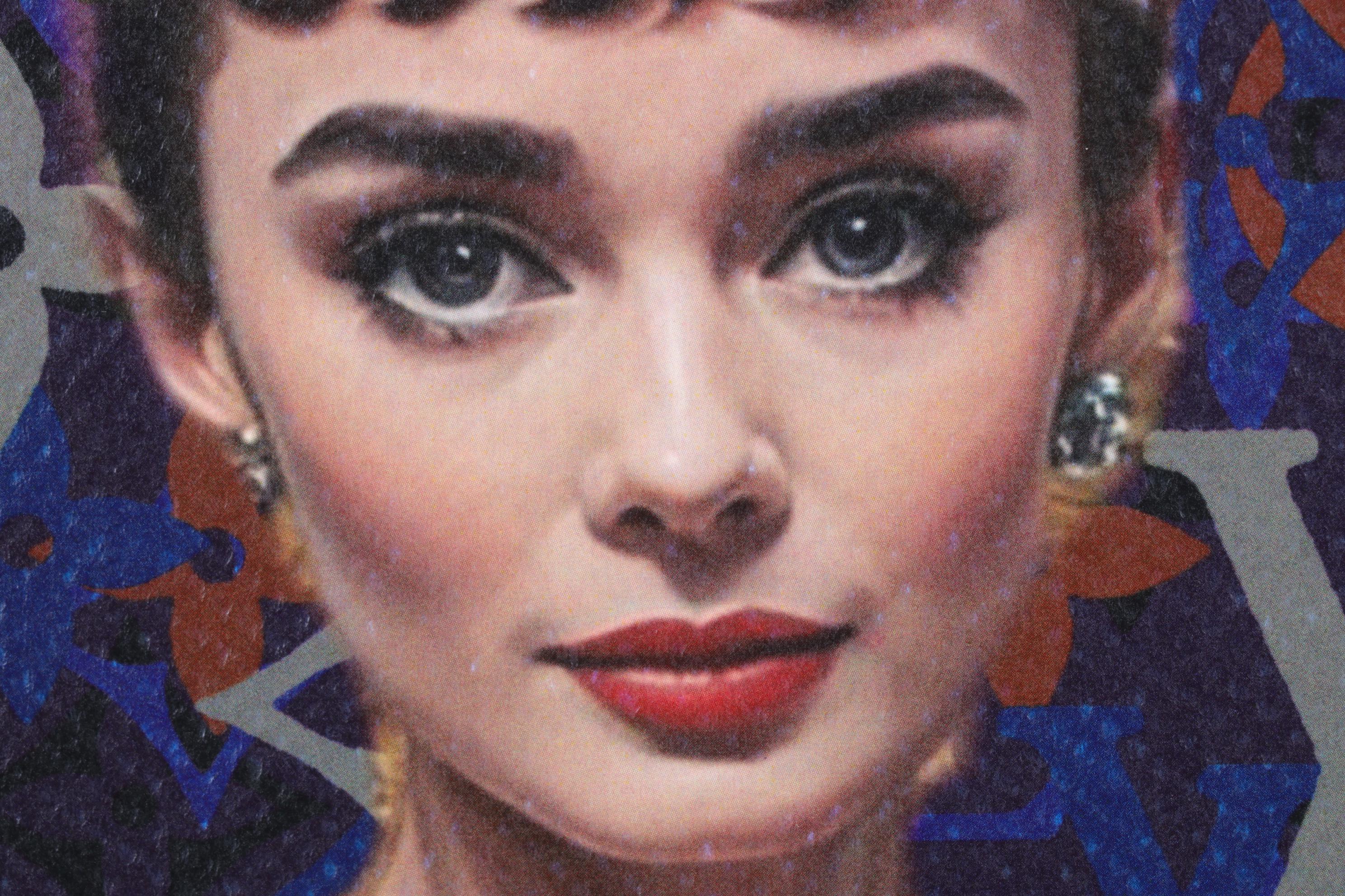 Death NYC Pop Art Graphic Print Featuring Audrey Hepburn, 2023