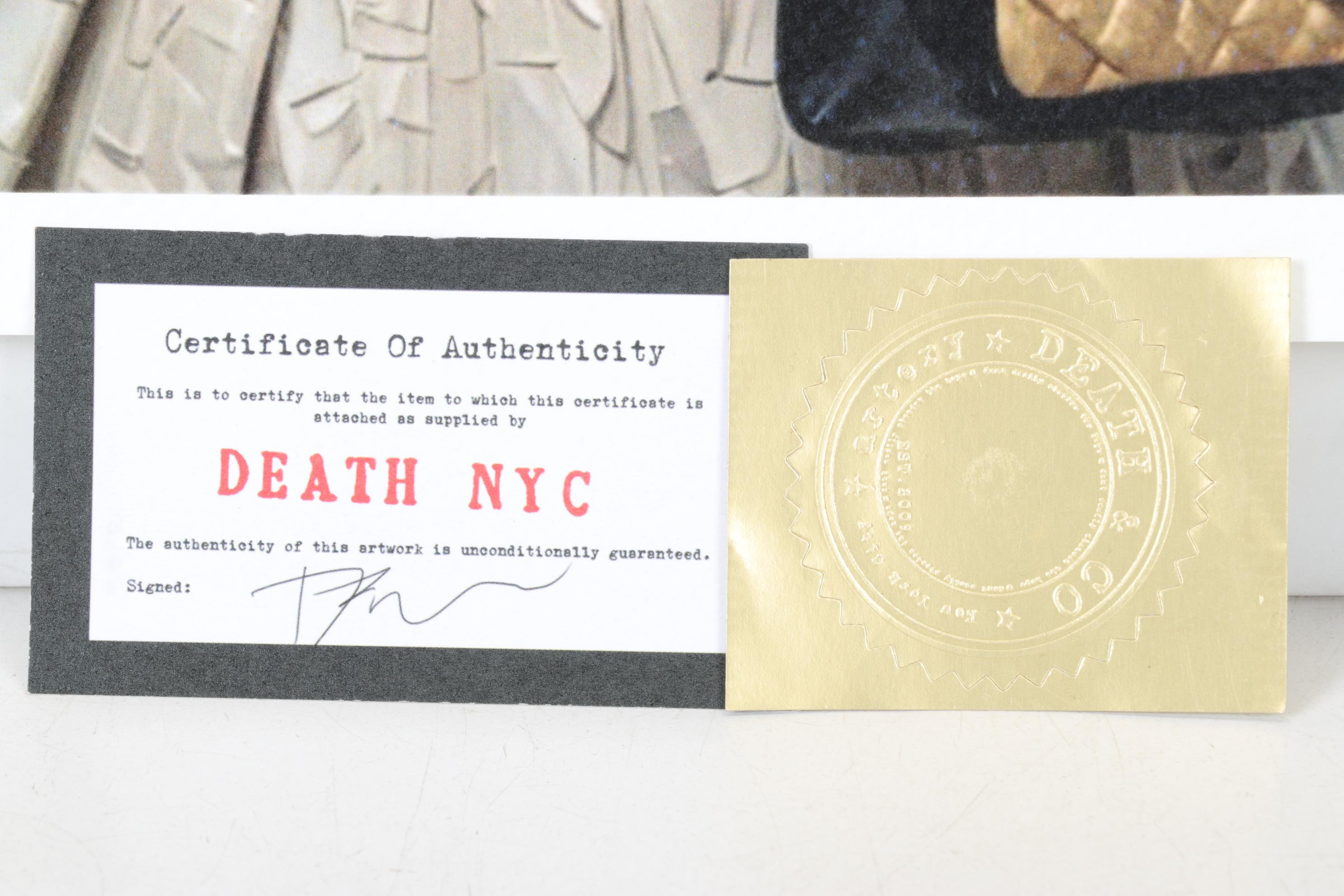 Death NYC Pop Art Graphic Print Featuring Audrey Hepburn, 2023