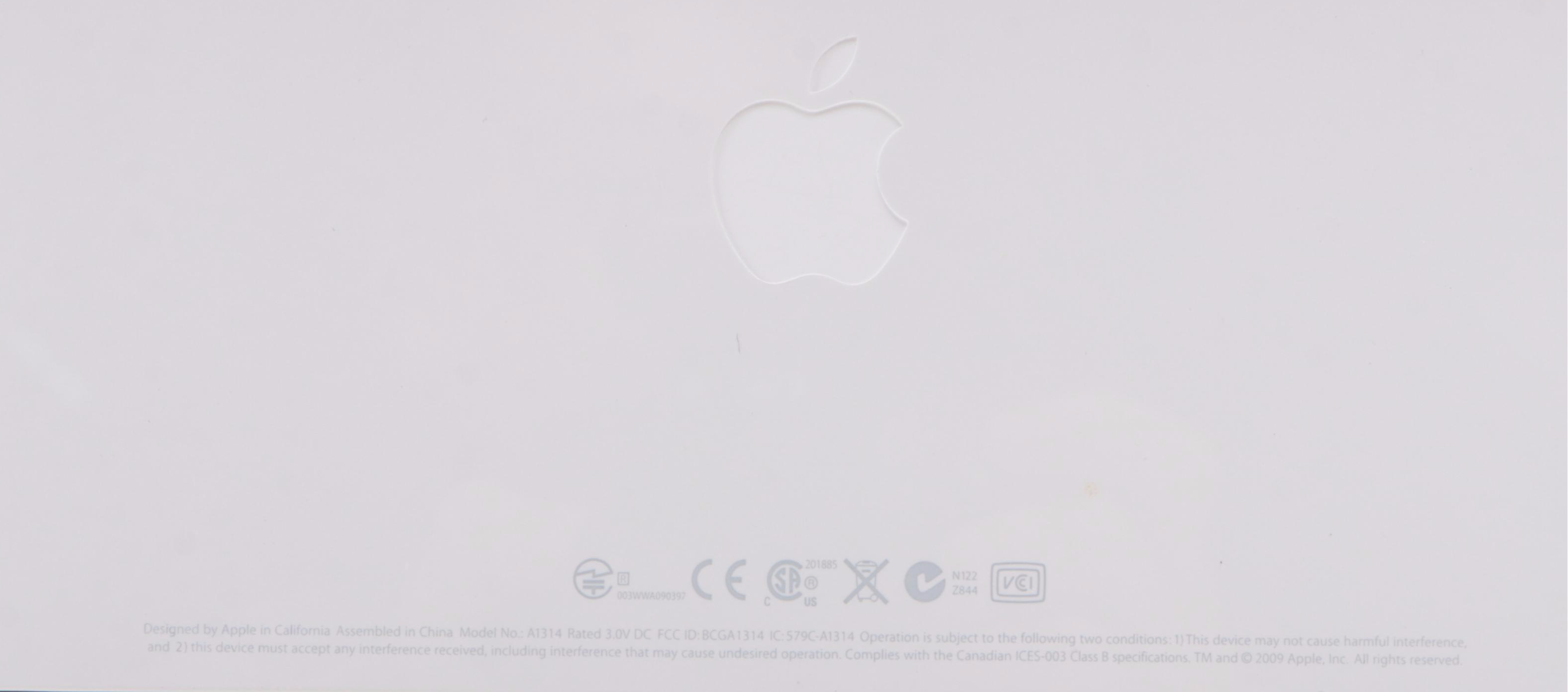 Apple Wireless Keyboard, 2009