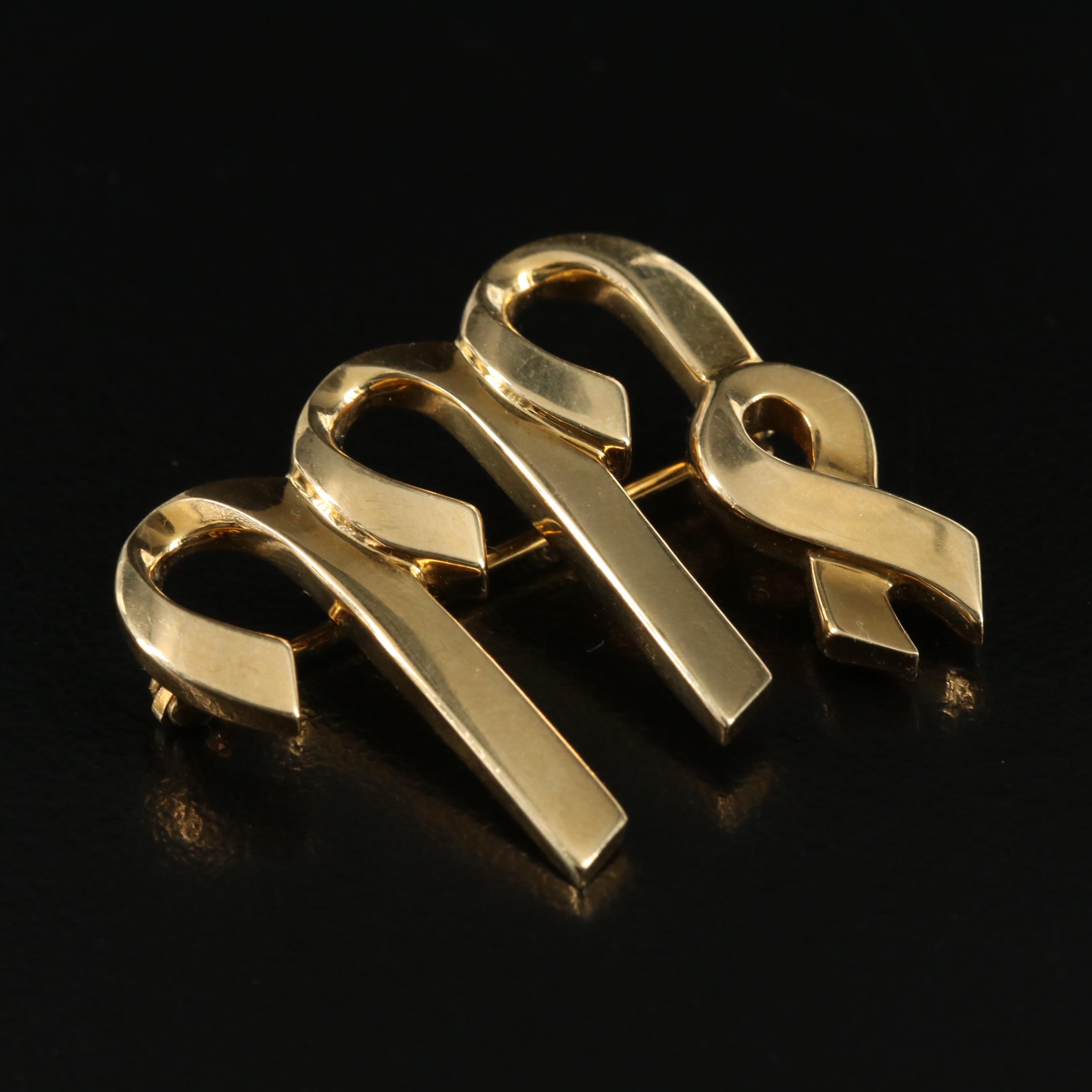 Paloma Picasso for Tiffany & Co. 18K Virgo Zodiac Brooch