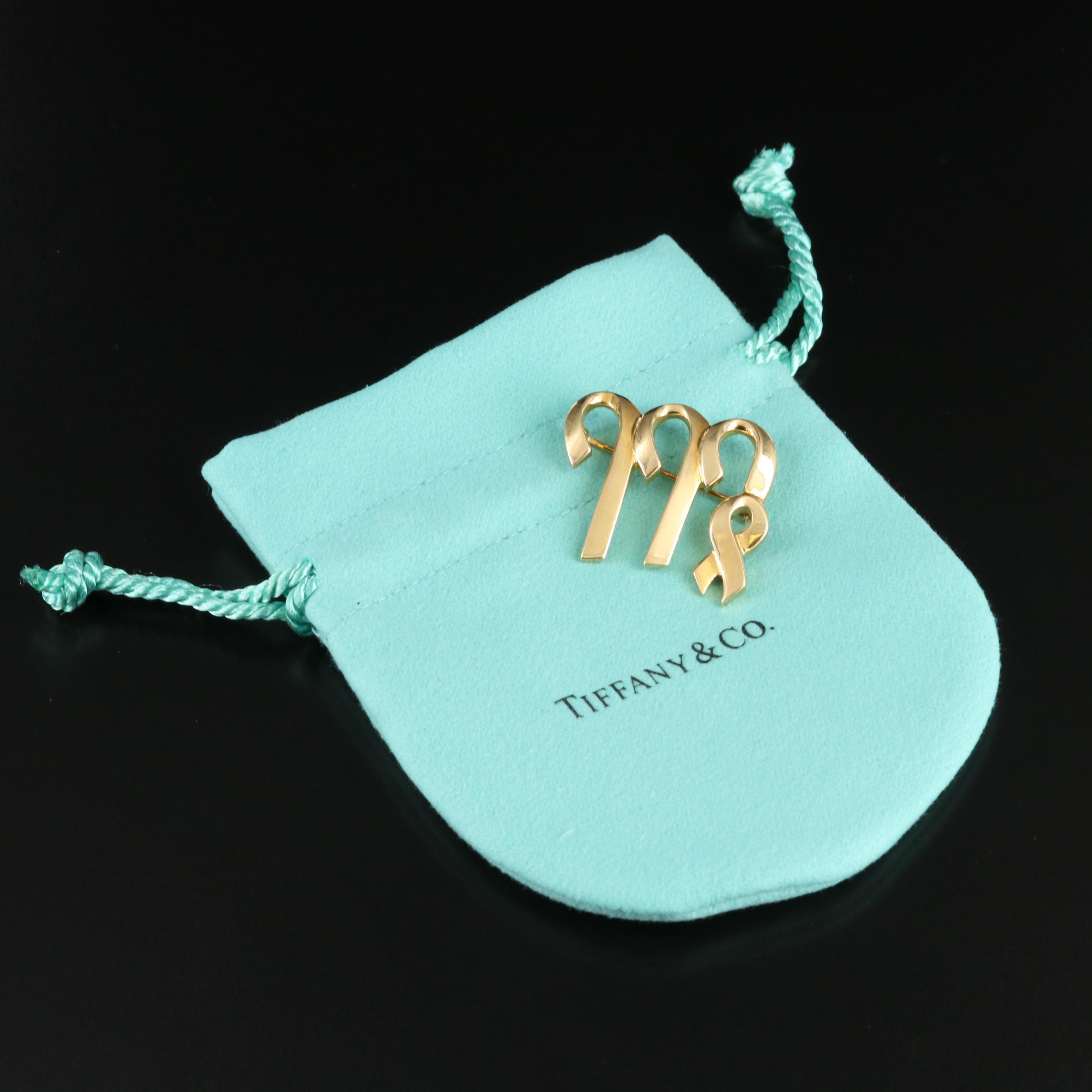 Paloma Picasso for Tiffany & Co. 18K Virgo Zodiac Brooch