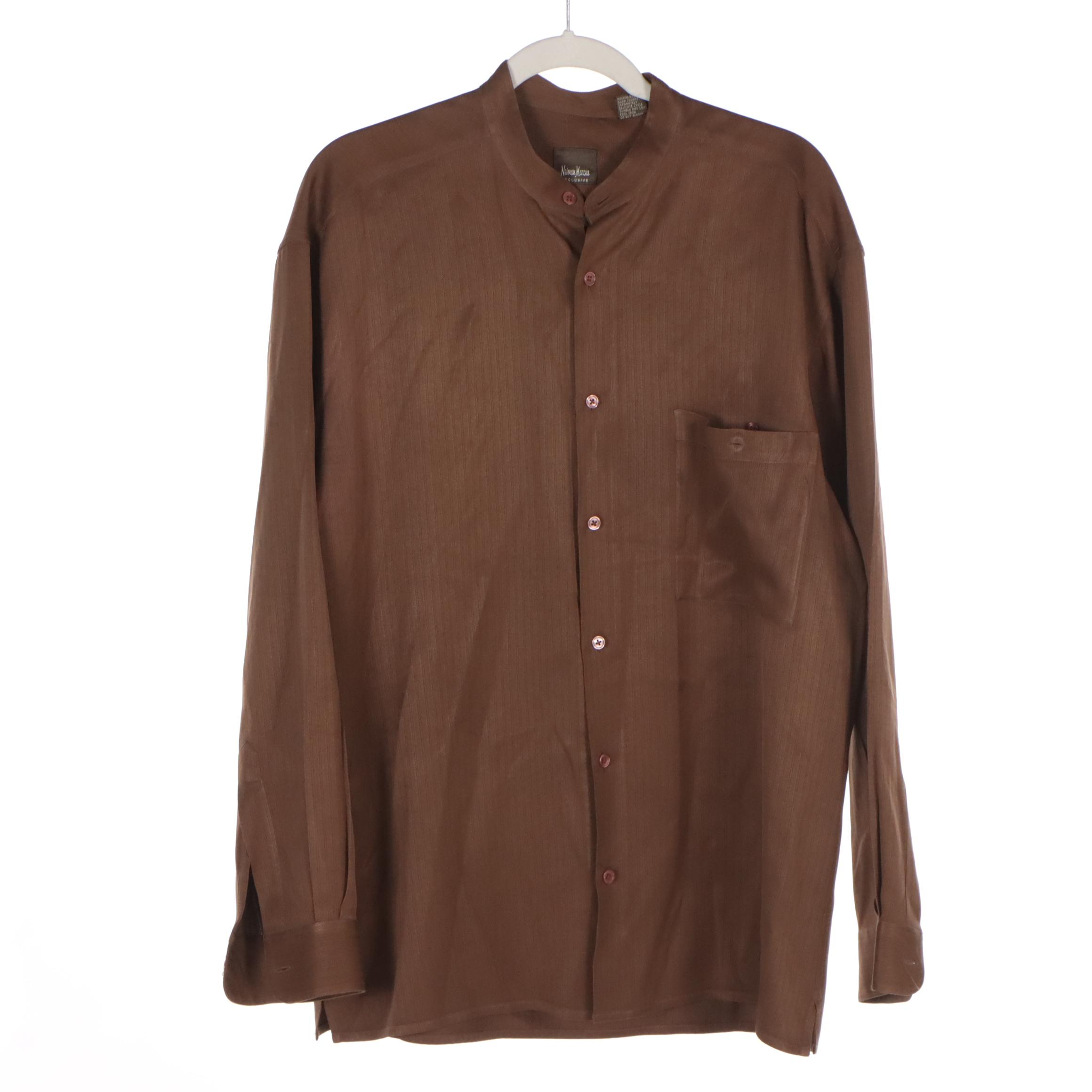 Men's Tommy Bahama and Neiman Marcus Silk Button-Up Shirts with Paul Smith Vest