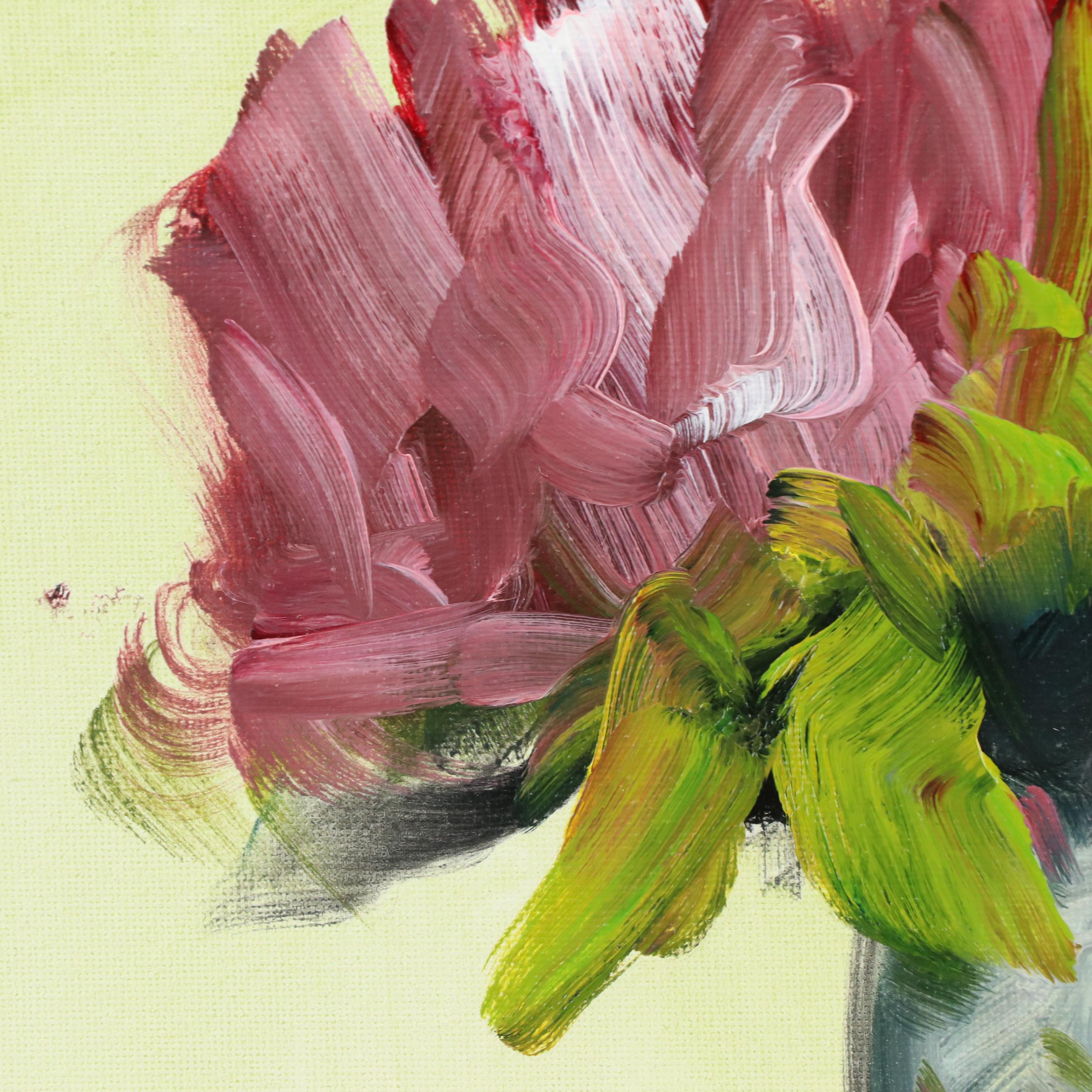 José M. Lima Floral Still Life Oil Painting