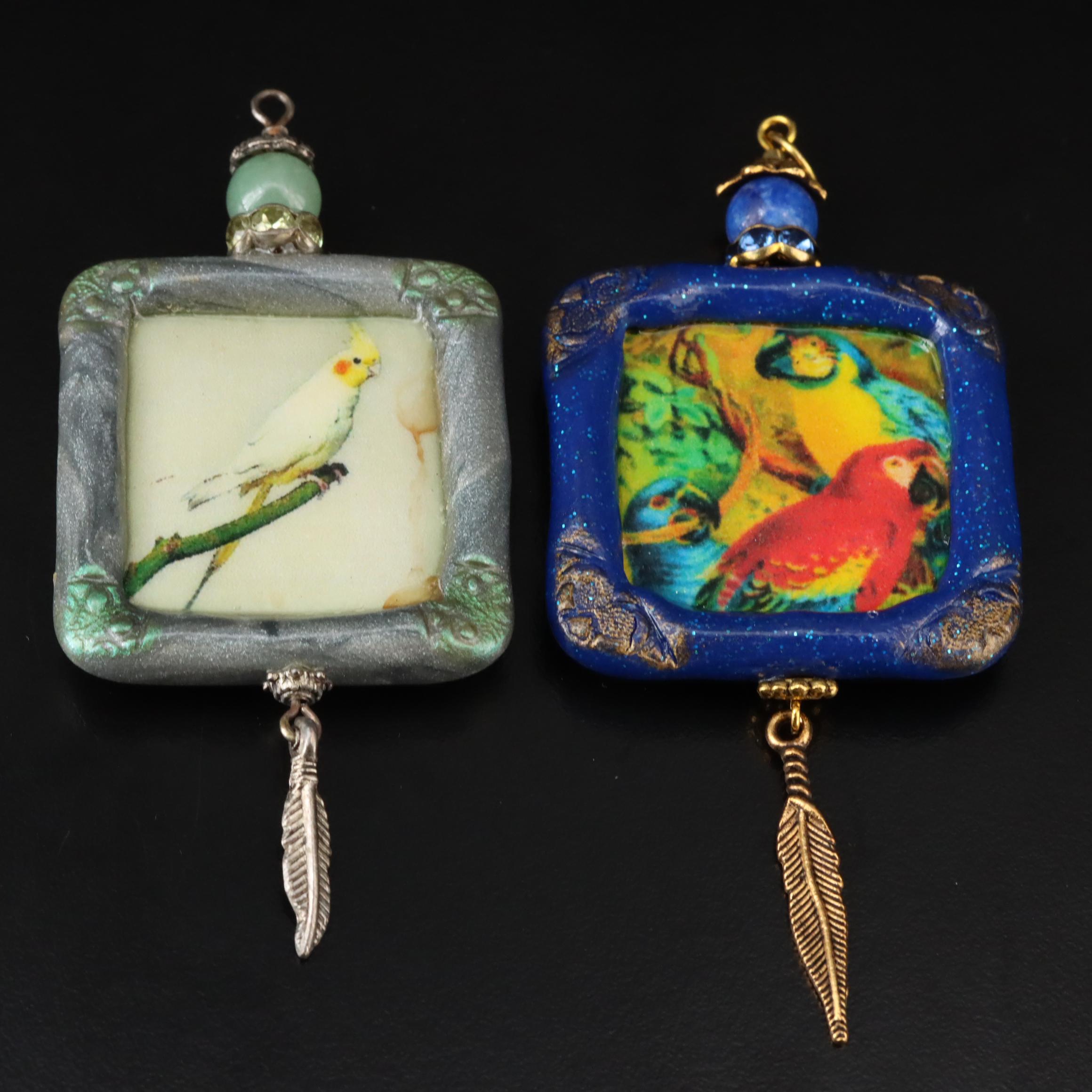 The Indigo Dragon and Art Glass Featured in Necklace and Pendant Collection