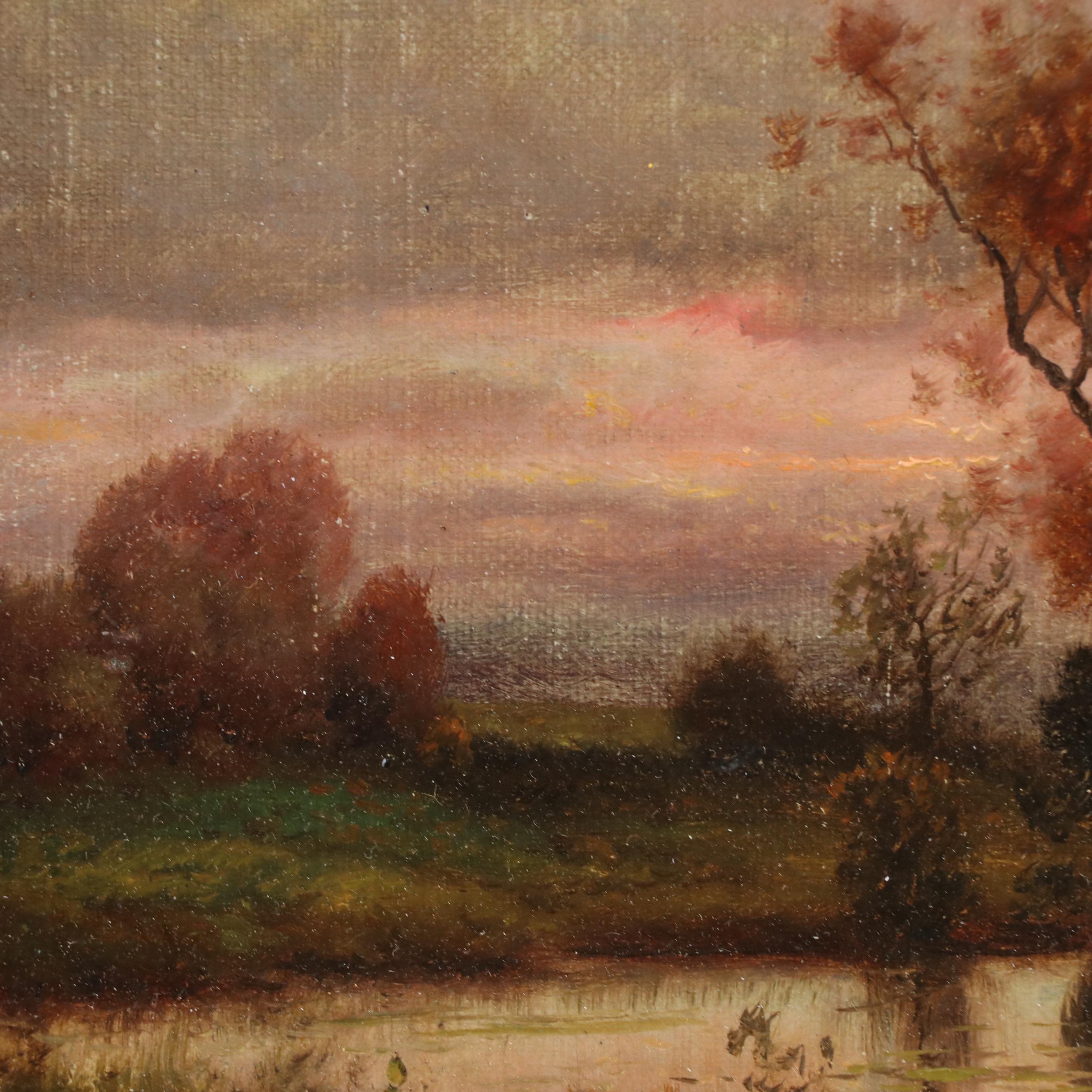 Tonalist Landscape Oil Painting