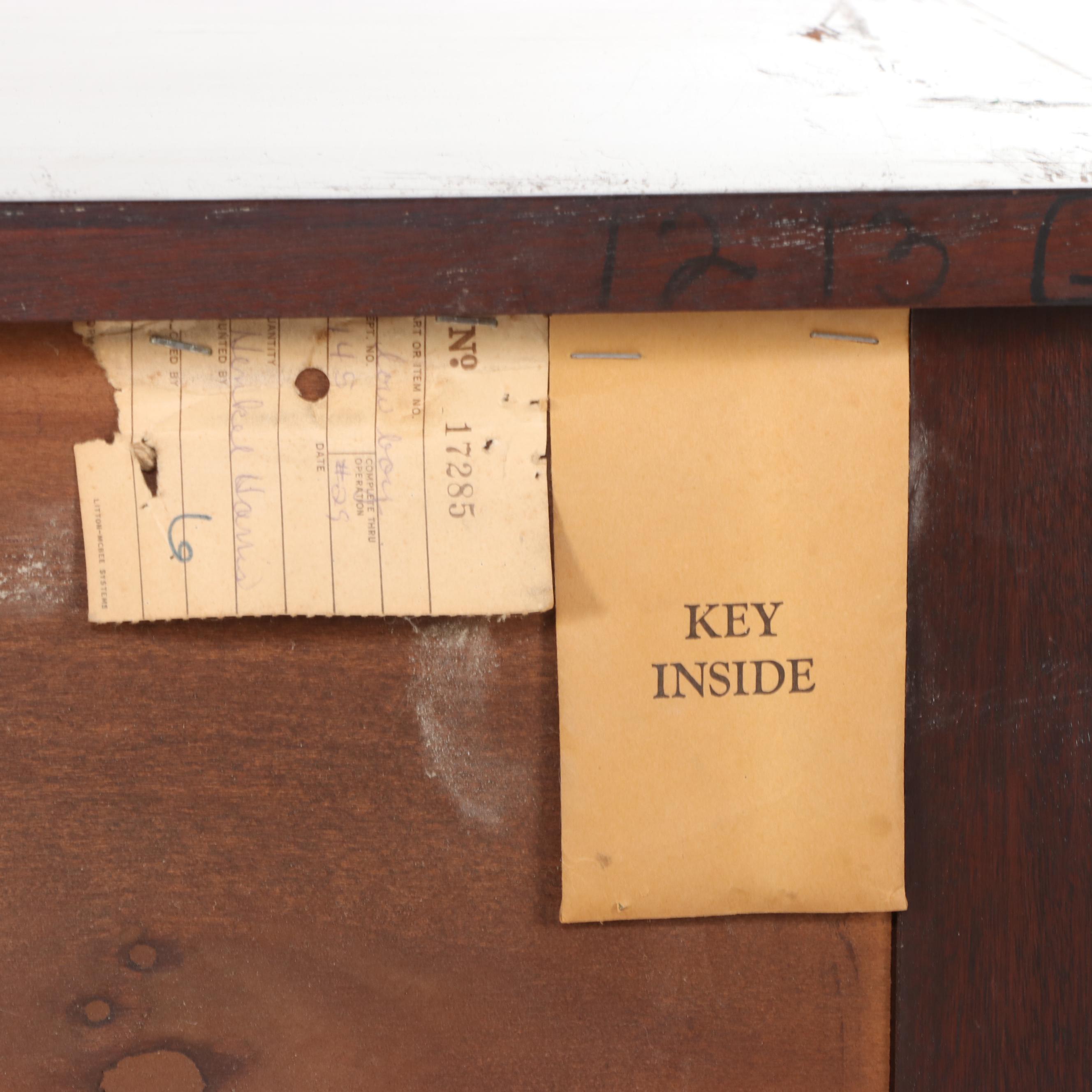 Virginia Galleries by Henkel-Harris Mahogany Highboy, Mid to Late 20th Century