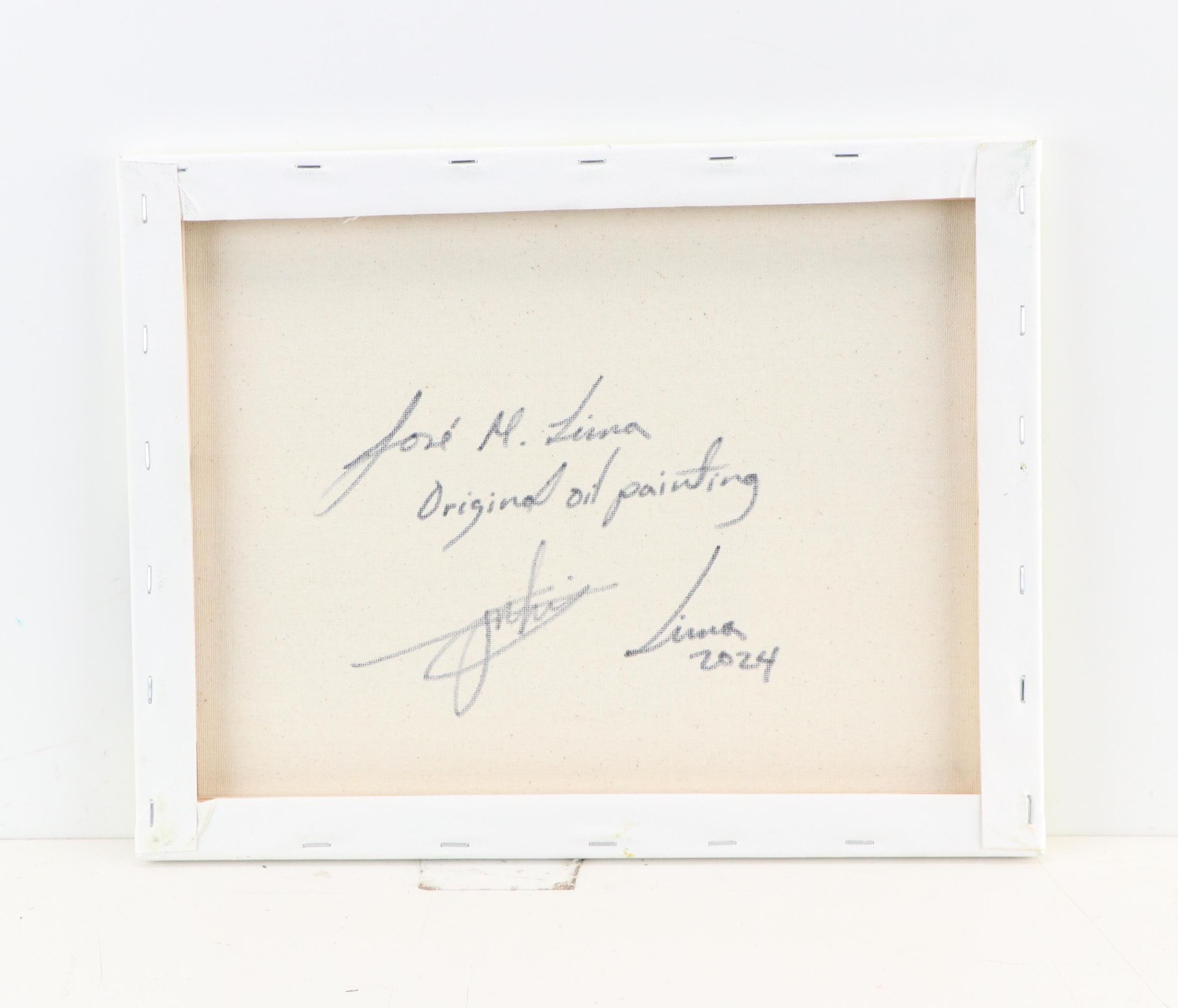 José M. Lima Floral Still Life Oil Painting