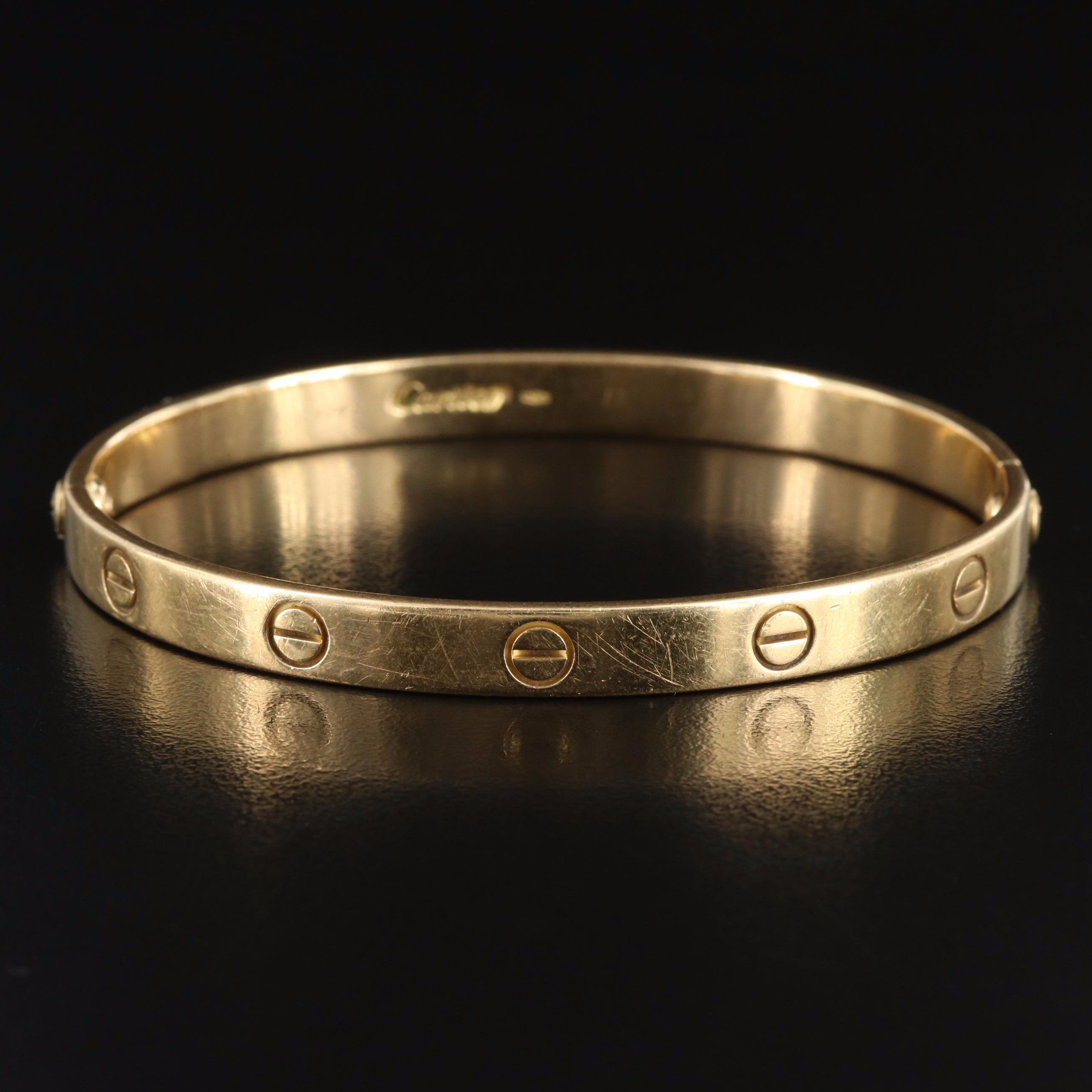 Cartier LOVE 18K Bracelet