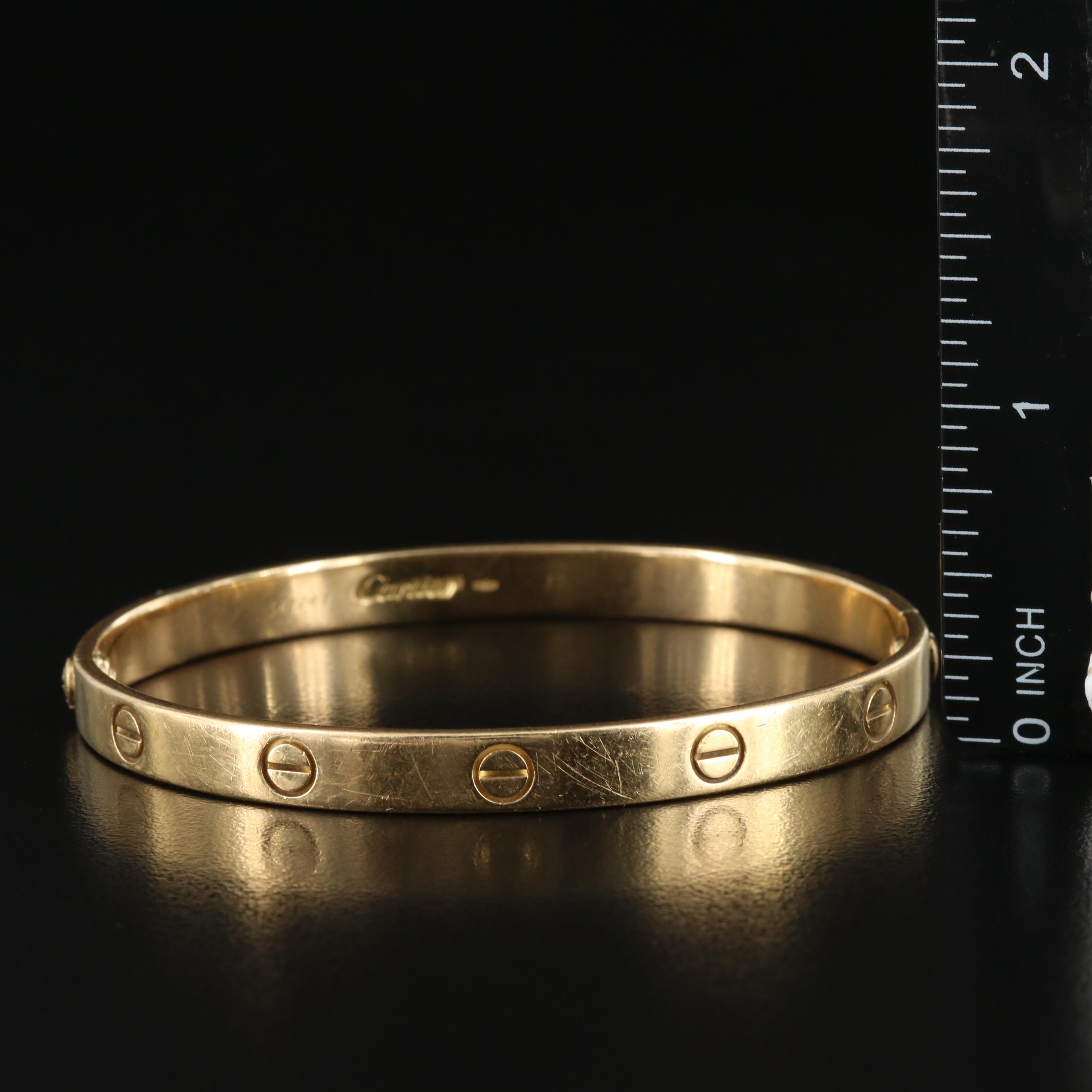 Cartier LOVE 18K Bracelet
