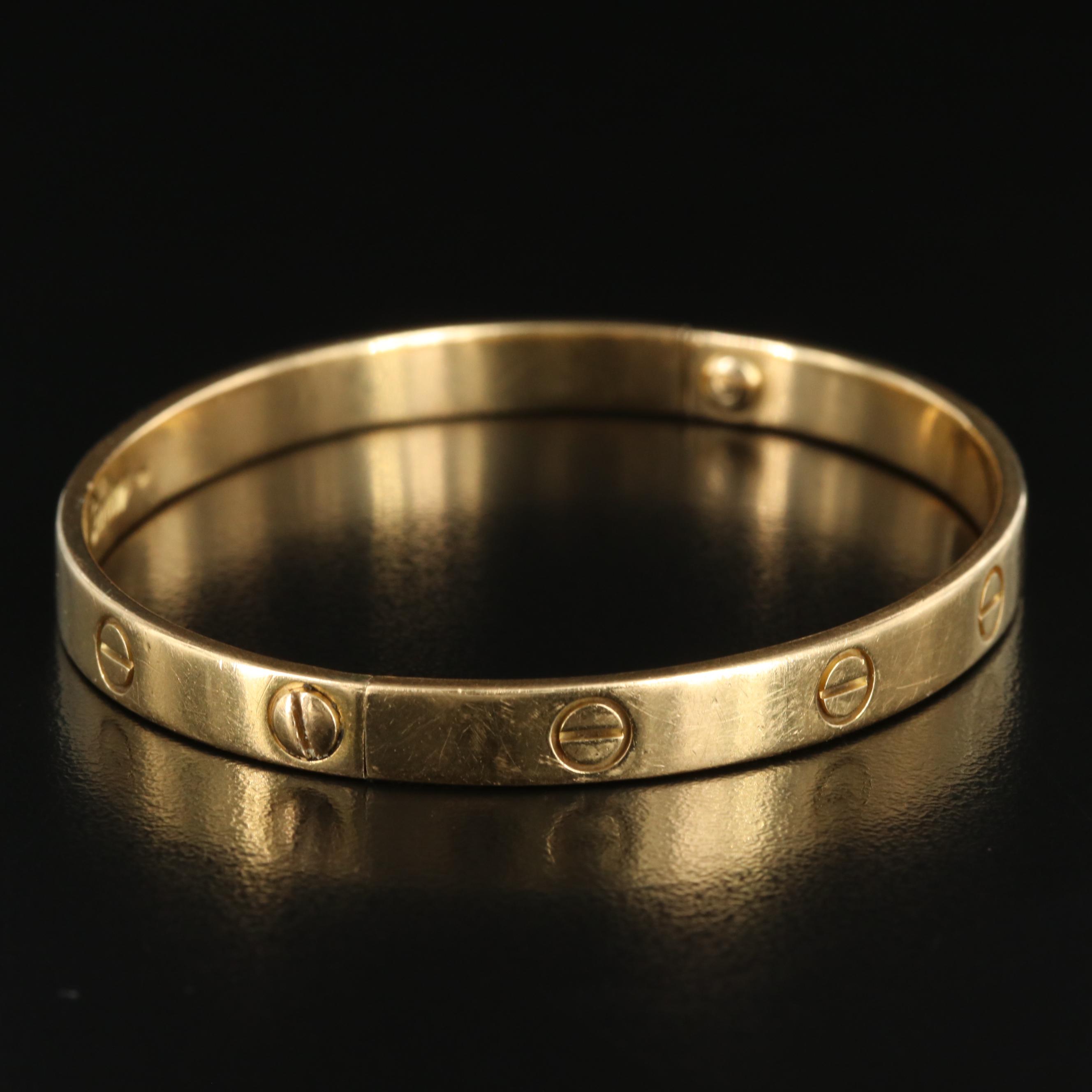 Cartier LOVE 18K Bracelet