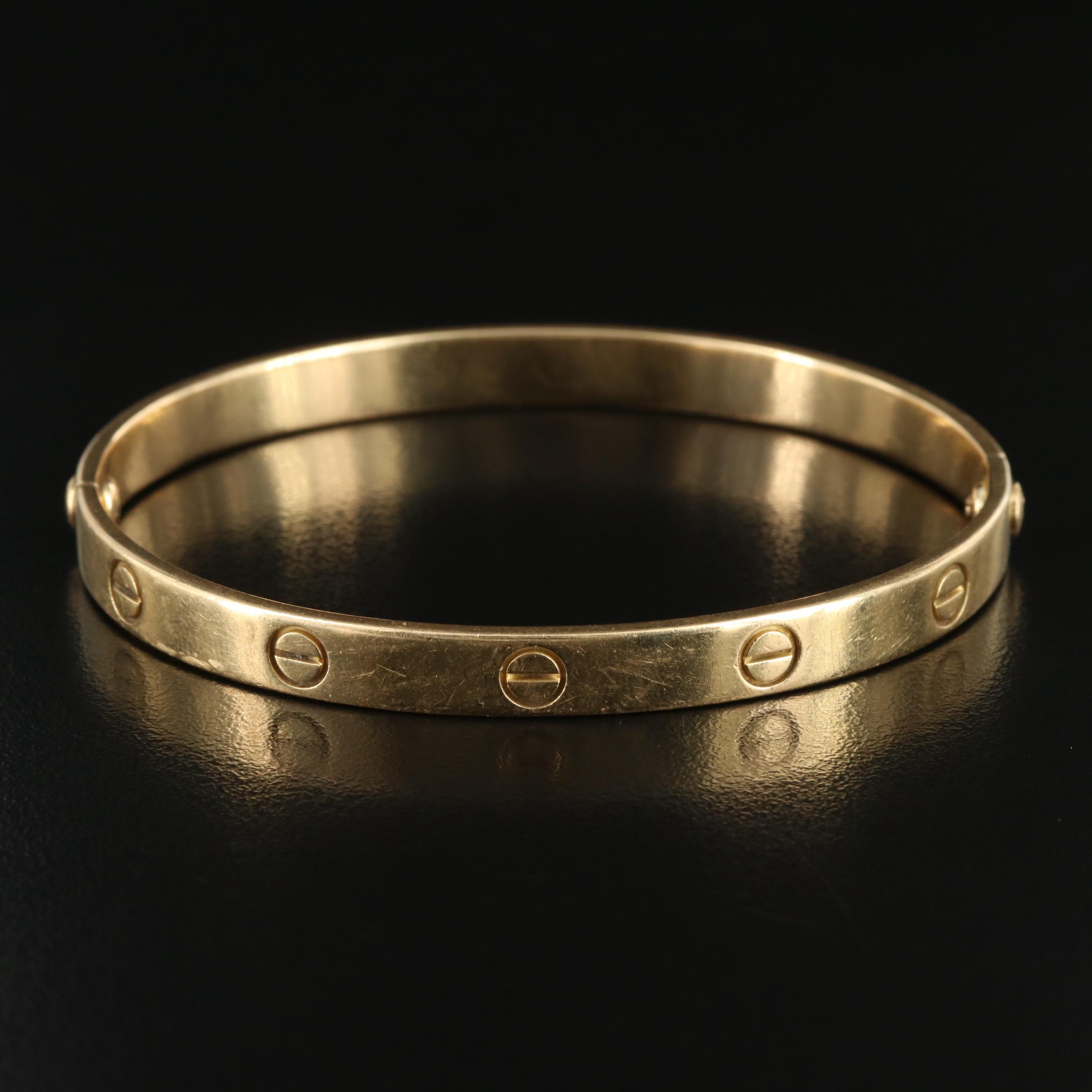 Cartier LOVE 18K Bracelet