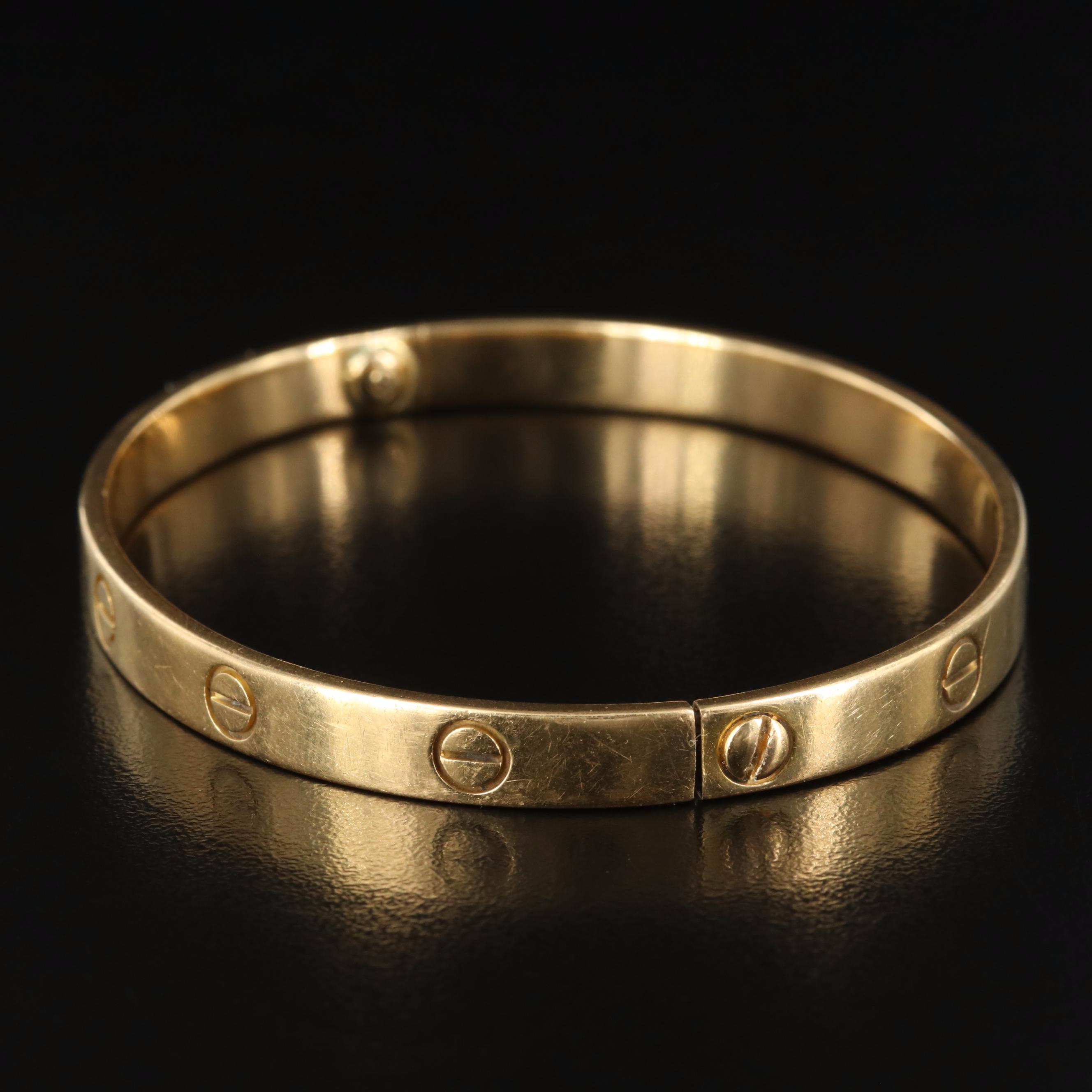 Cartier LOVE 18K Bracelet