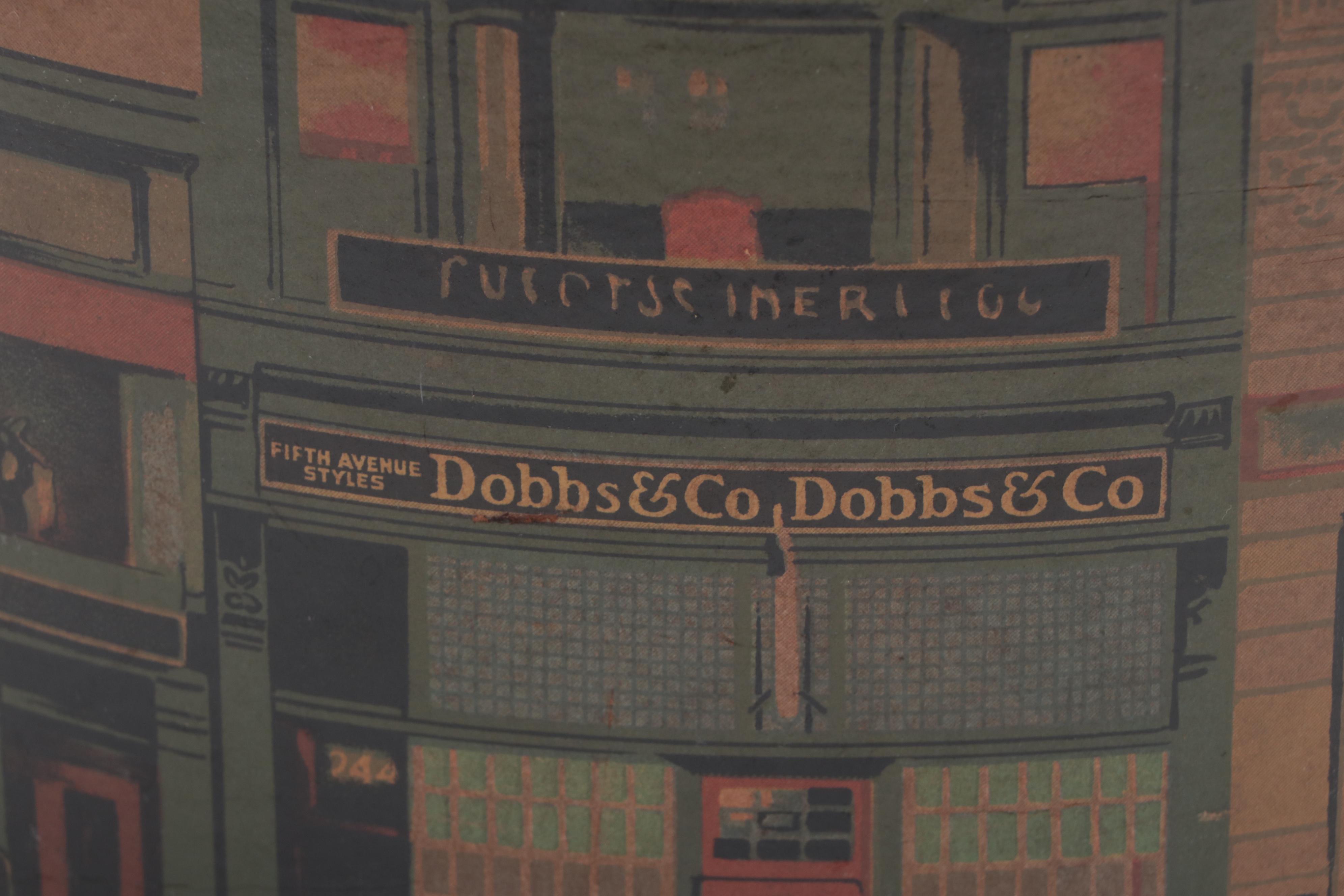 Dobbs Fifth Avenue Hat Box, Early 20th Century