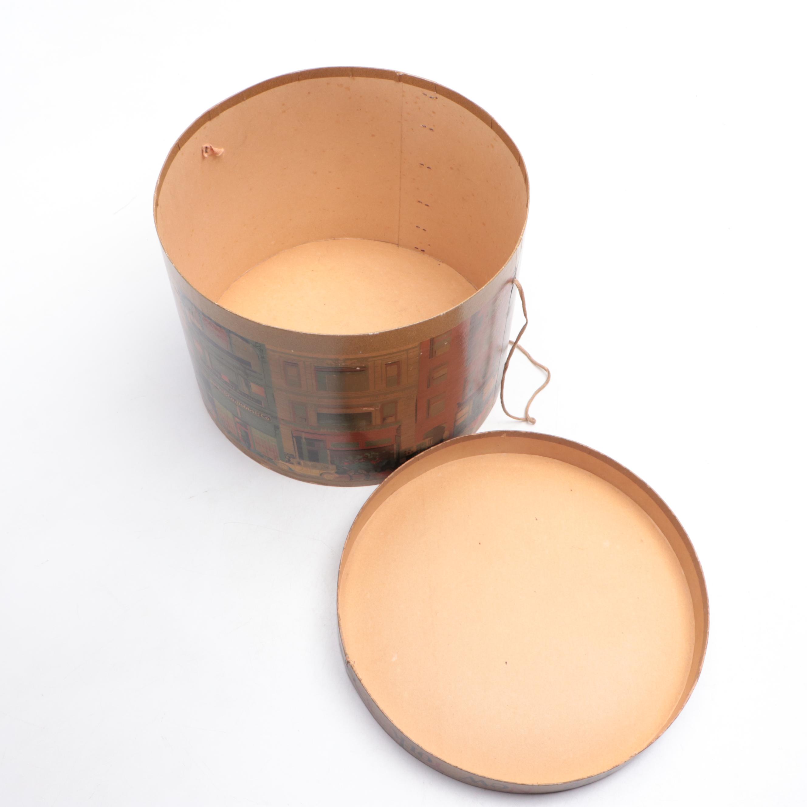 Dobbs Fifth Avenue Hat Box, Early 20th Century