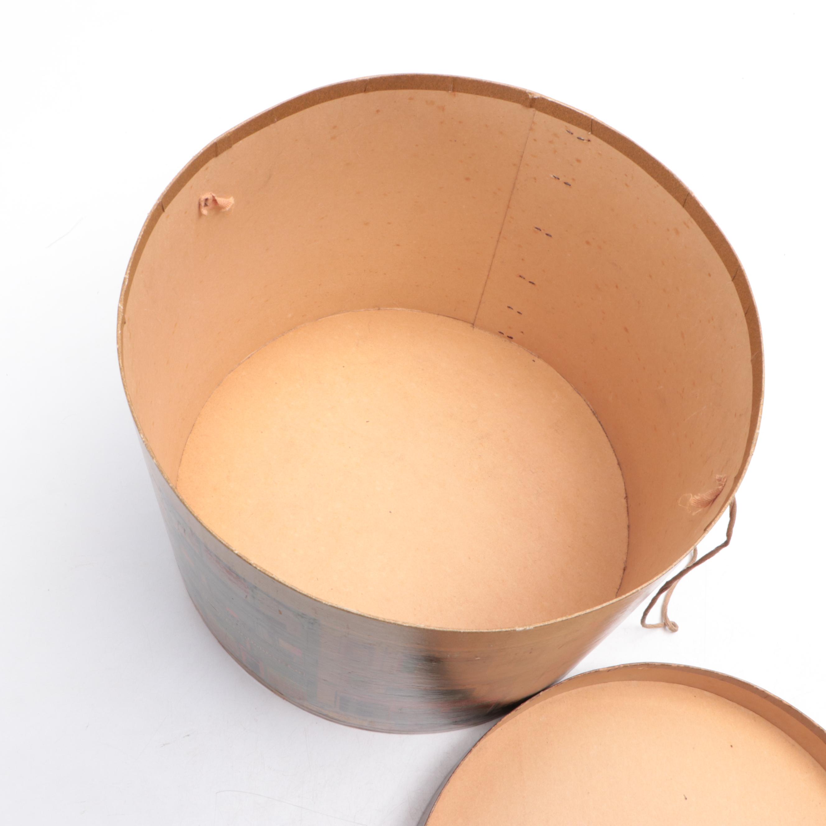 Dobbs Fifth Avenue Hat Box, Early 20th Century