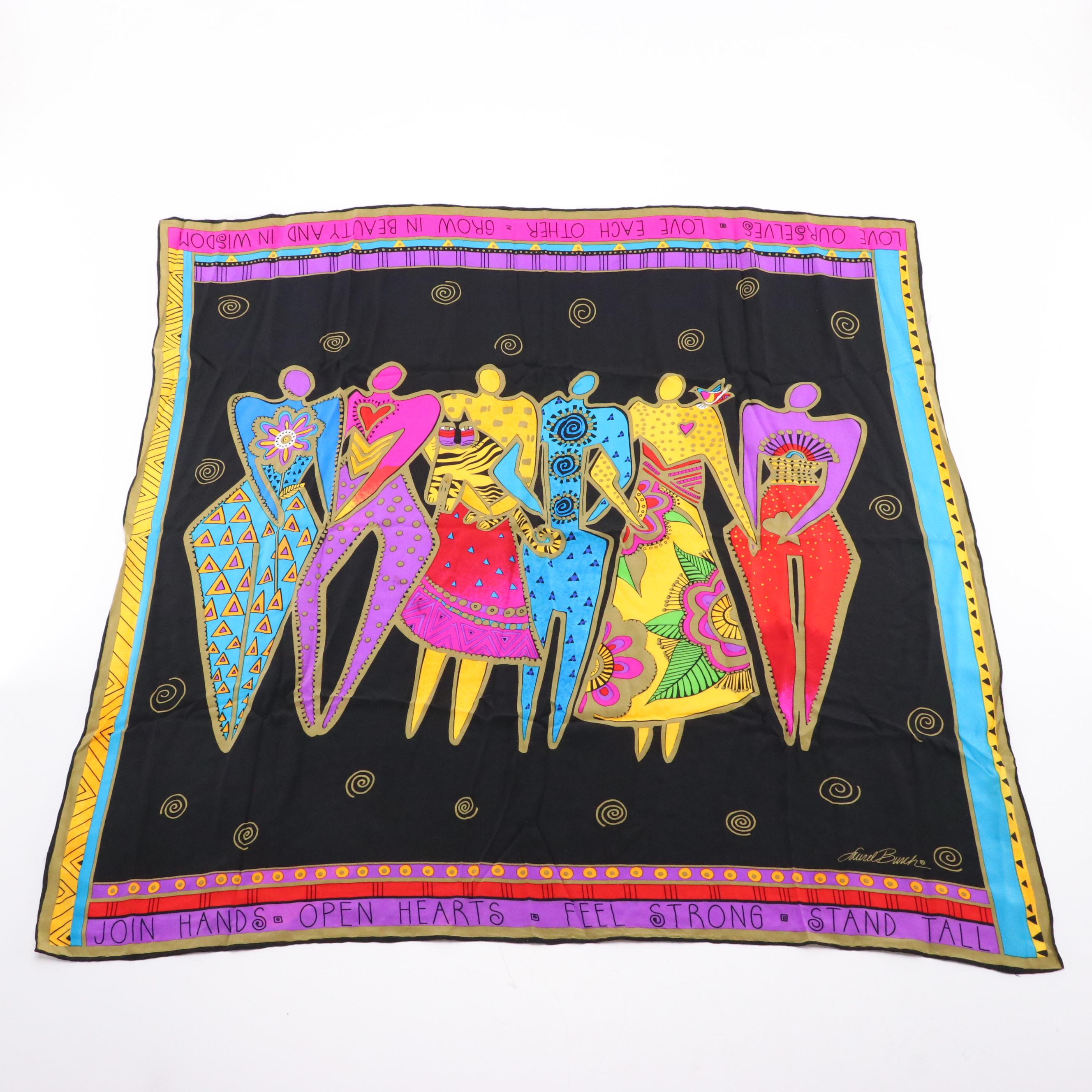 Laurel Burch Silk Scarf