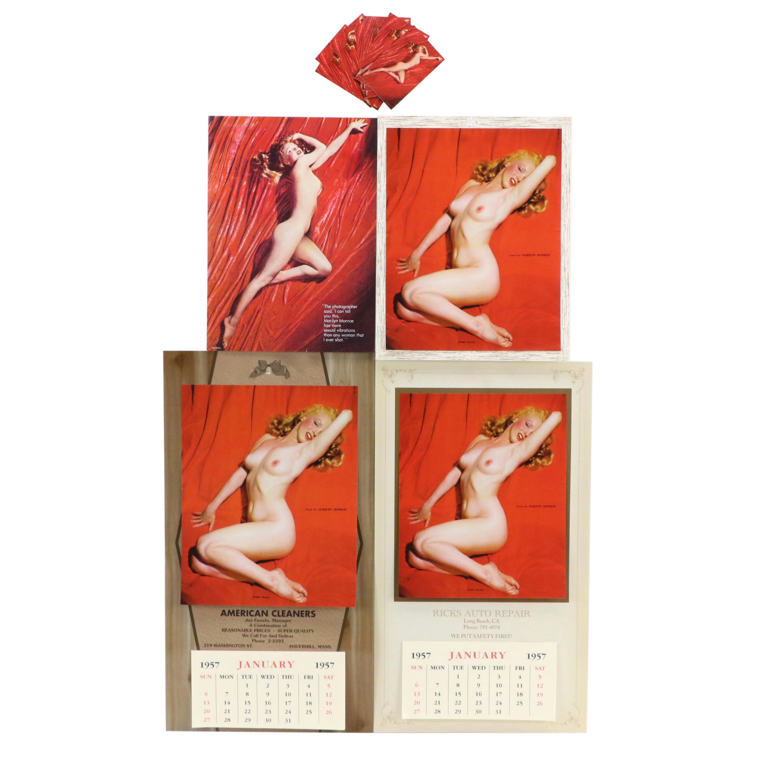 Reprint "Golden Dreams" Marilyn Monroe Calendar with Cards and Print