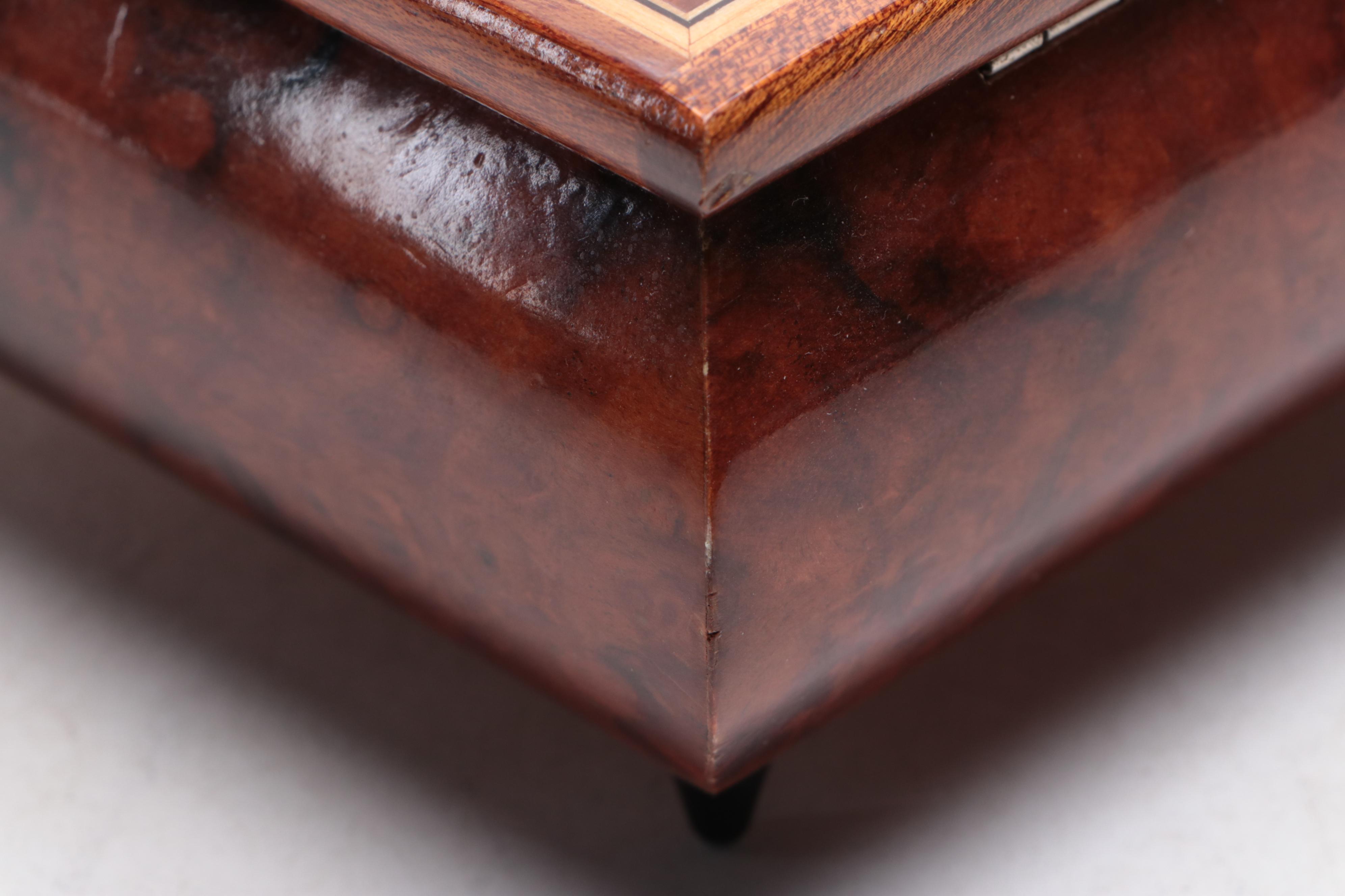 Reuge Italian Marquetry Inlaid Music Box