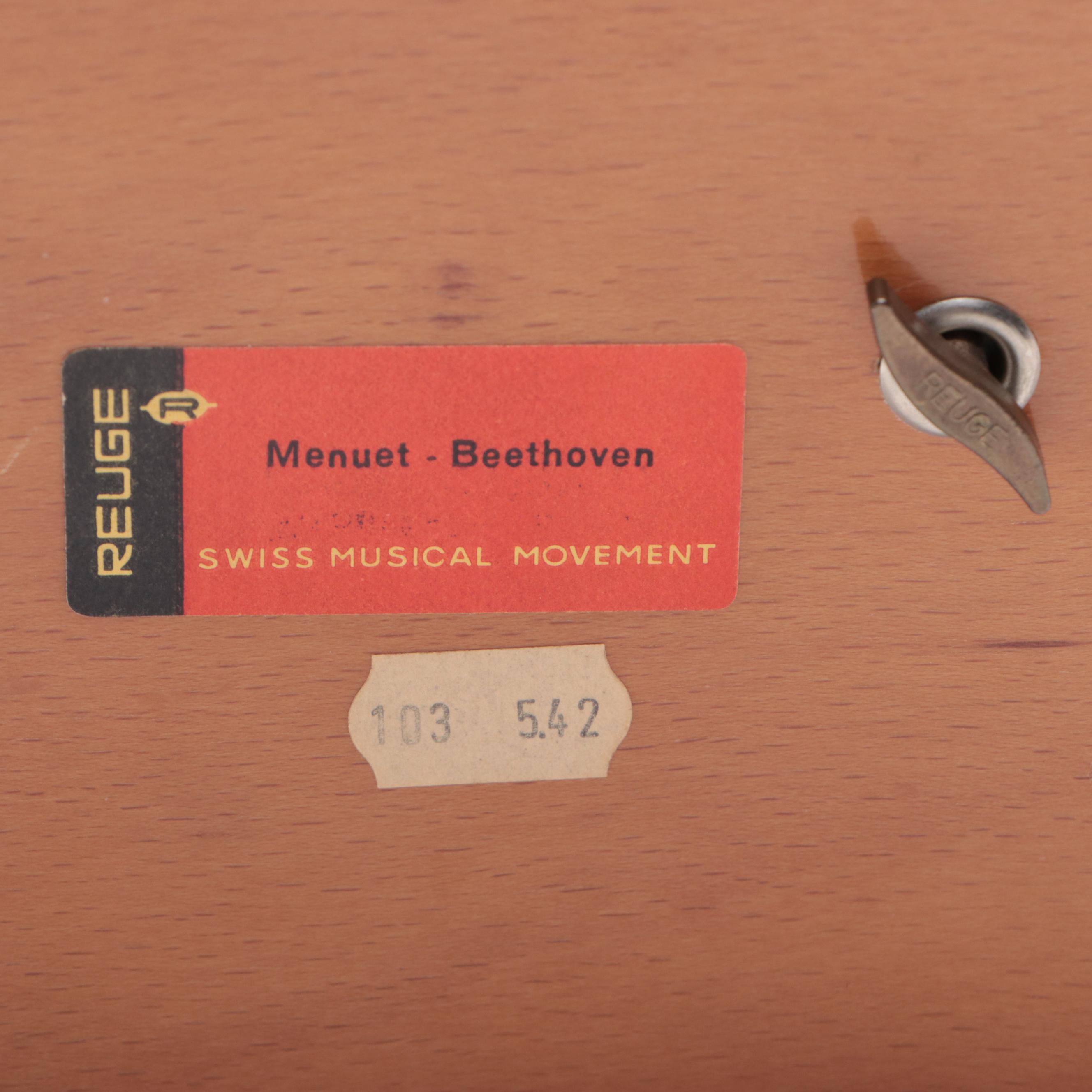 Reuge Italian Marquetry Inlaid Music Box