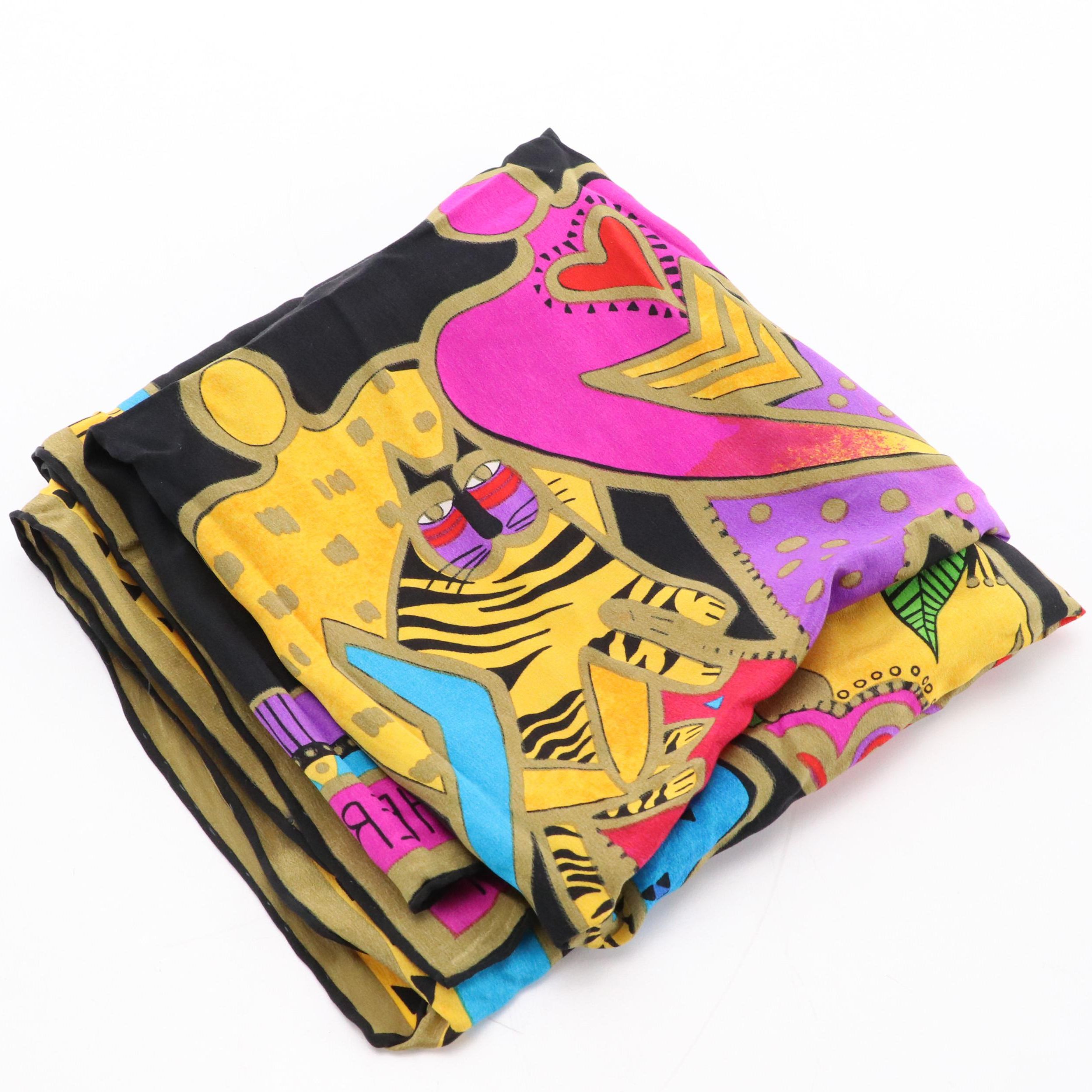 Laurel Burch Silk Scarf