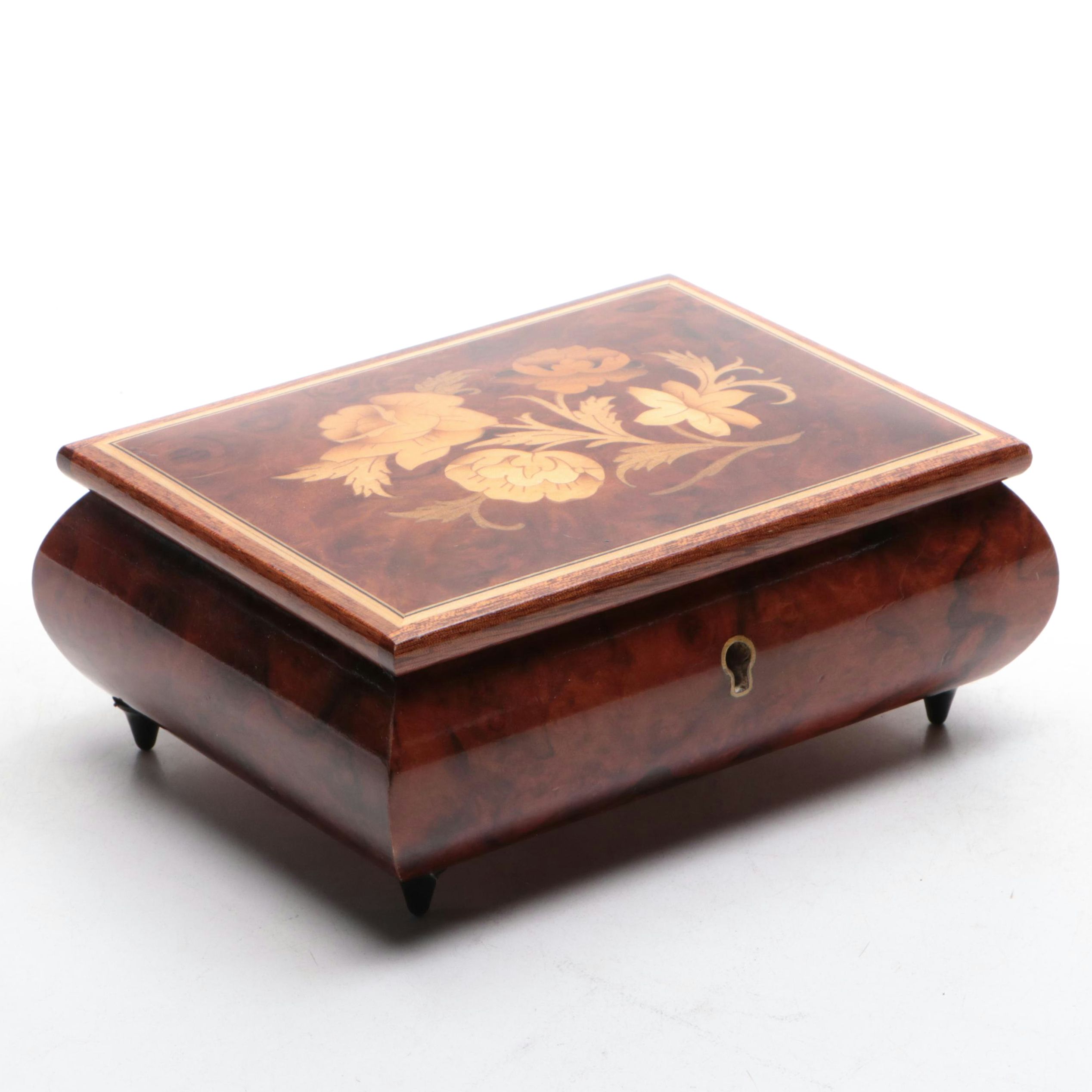 Reuge Italian Marquetry Inlaid Music Box