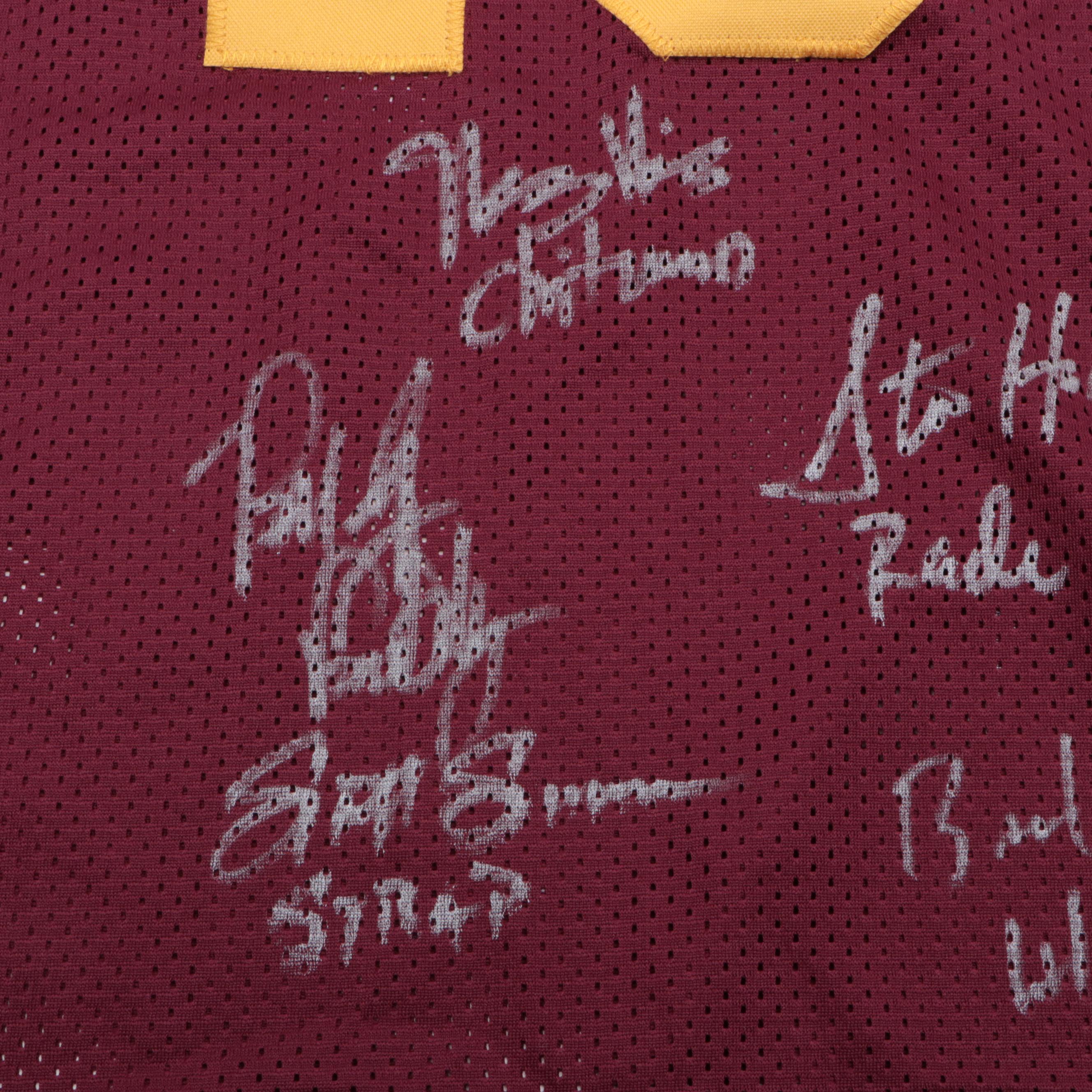 "Hoosiers" Cast-Signed Hickory Basketball Jersey Featuring Brad Boyle and More