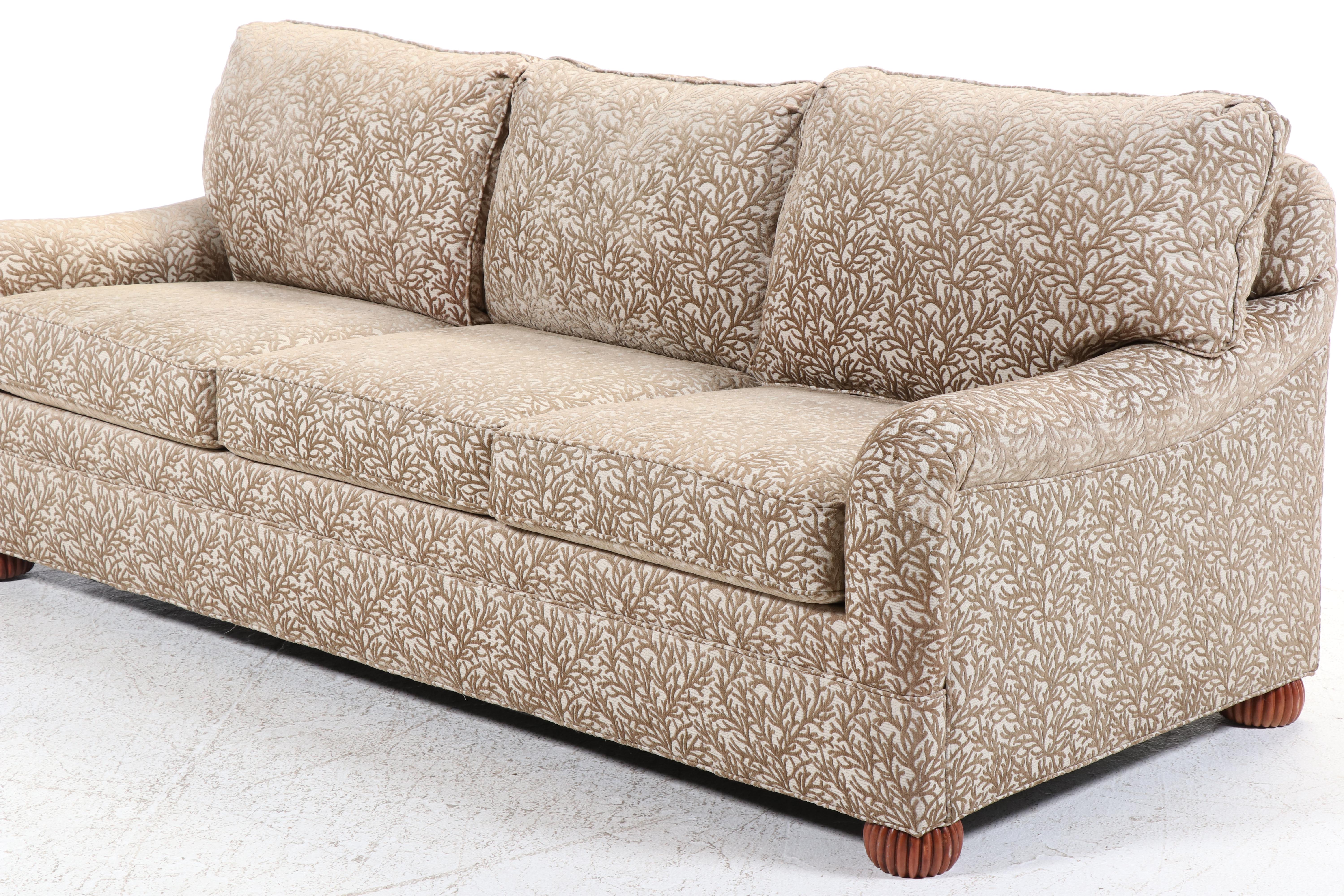 Ethan Allen Fabric Upholstered Sofa