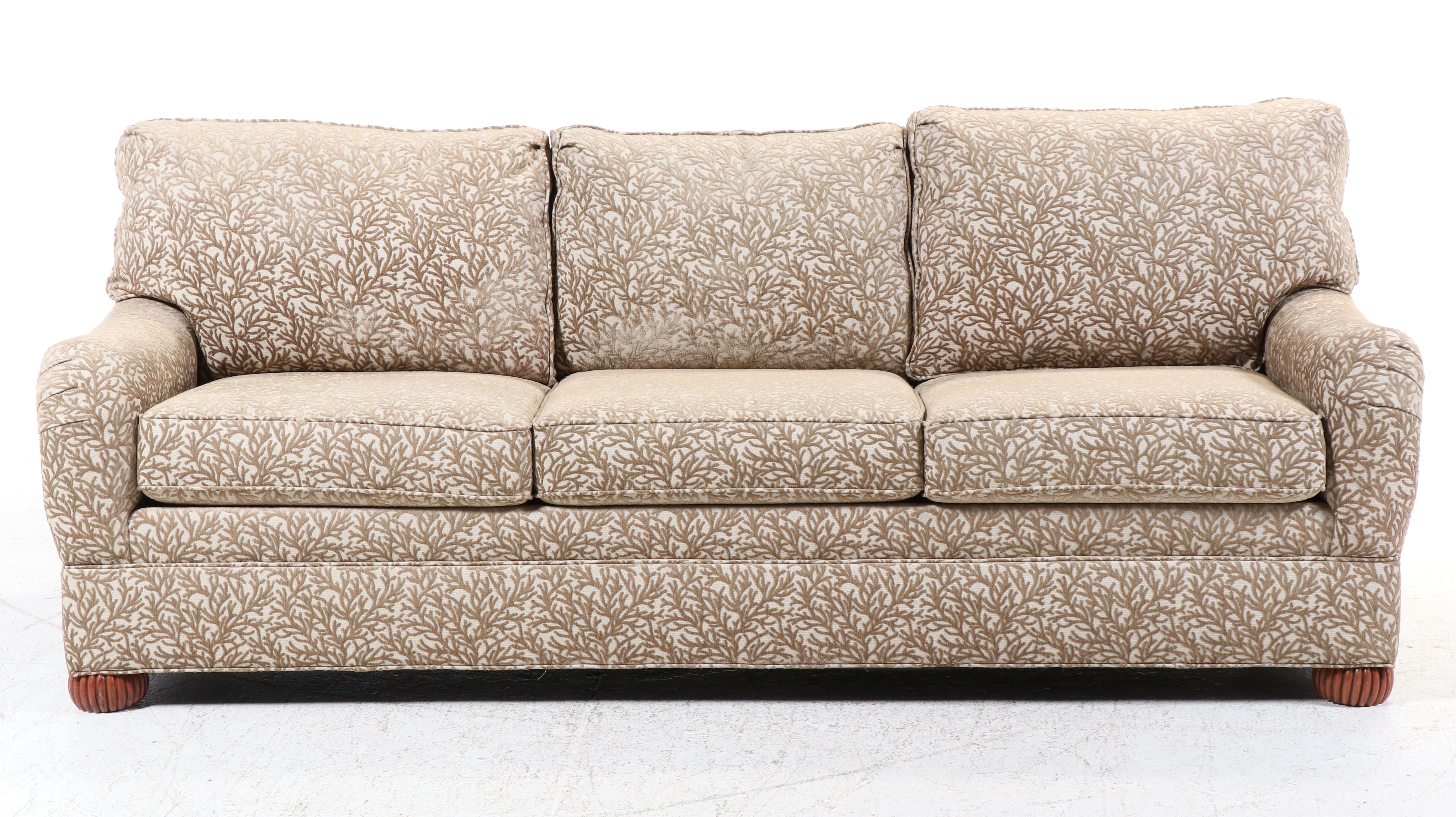 Ethan Allen Fabric Upholstered Sofa