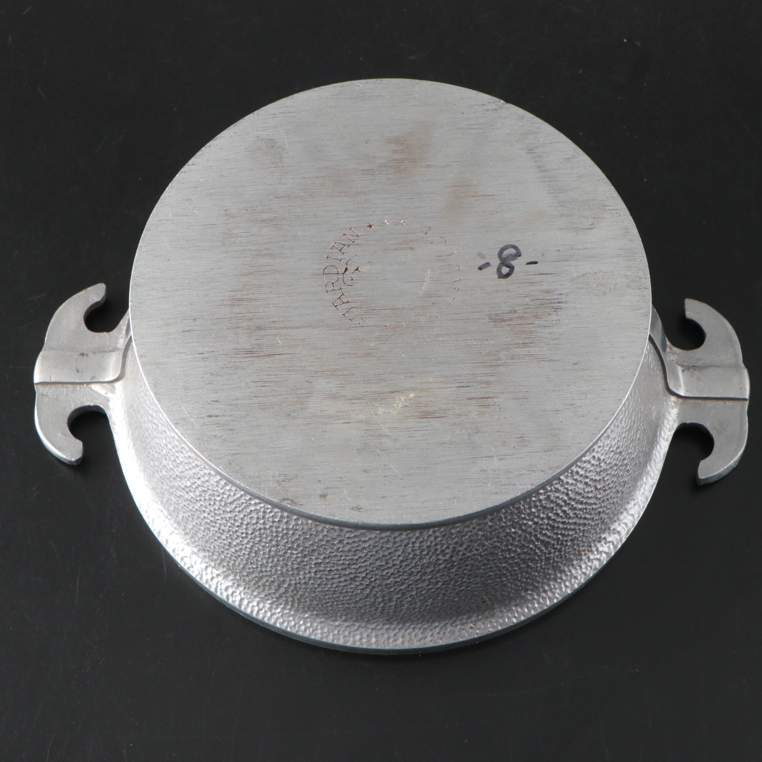 Guardian Service Aluminum Casserole Cookware With Glass Lids, Mid-20th Century