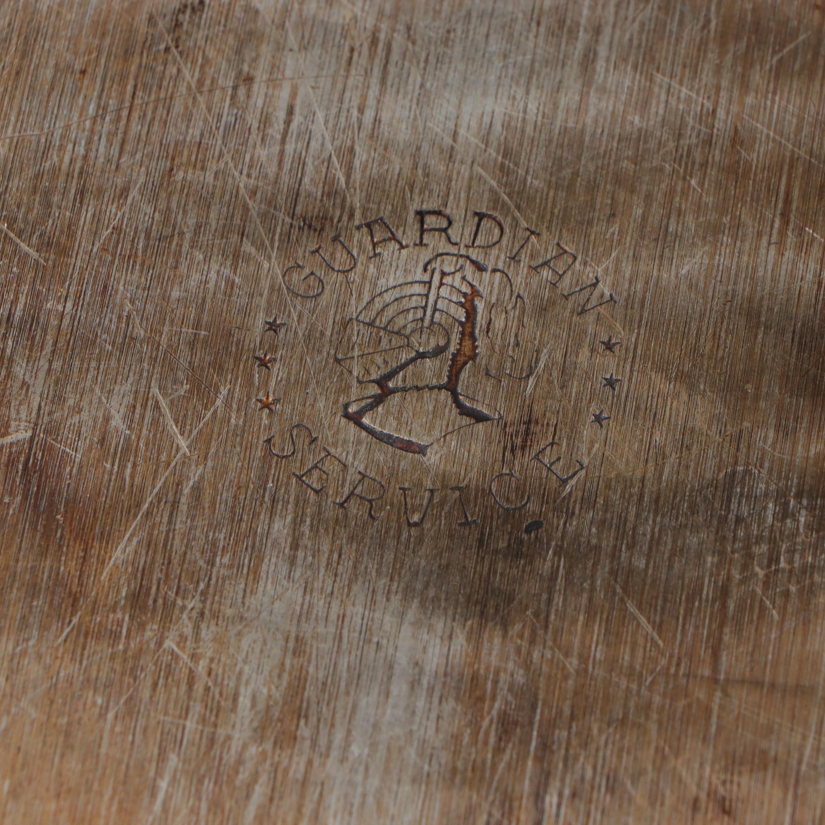 Guardian Service Aluminum Casserole Cookware With Glass Lids, Mid-20th Century