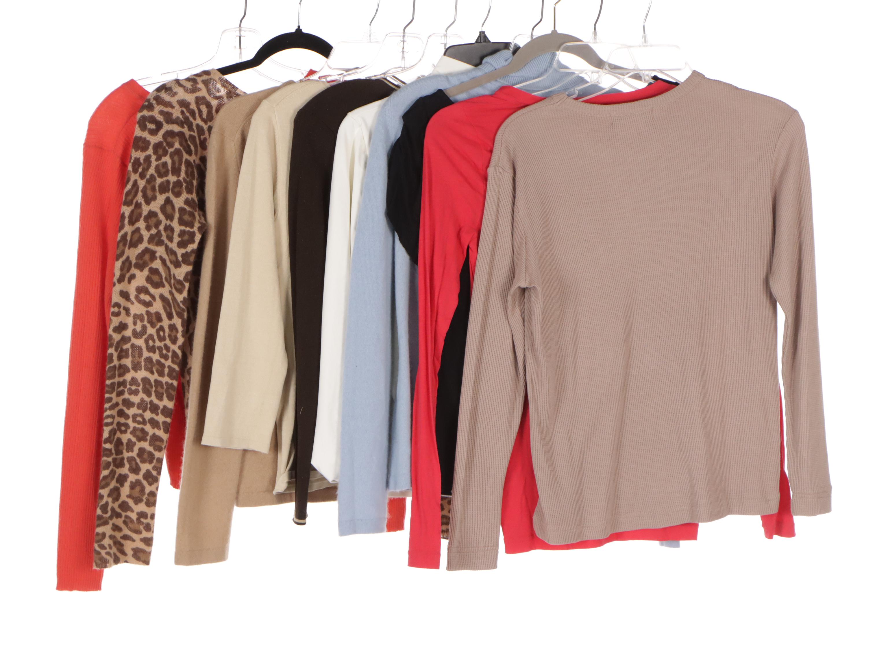 White + Warren and Other Sweaters with Ralph Lauren & More Long-Sleeve Tops