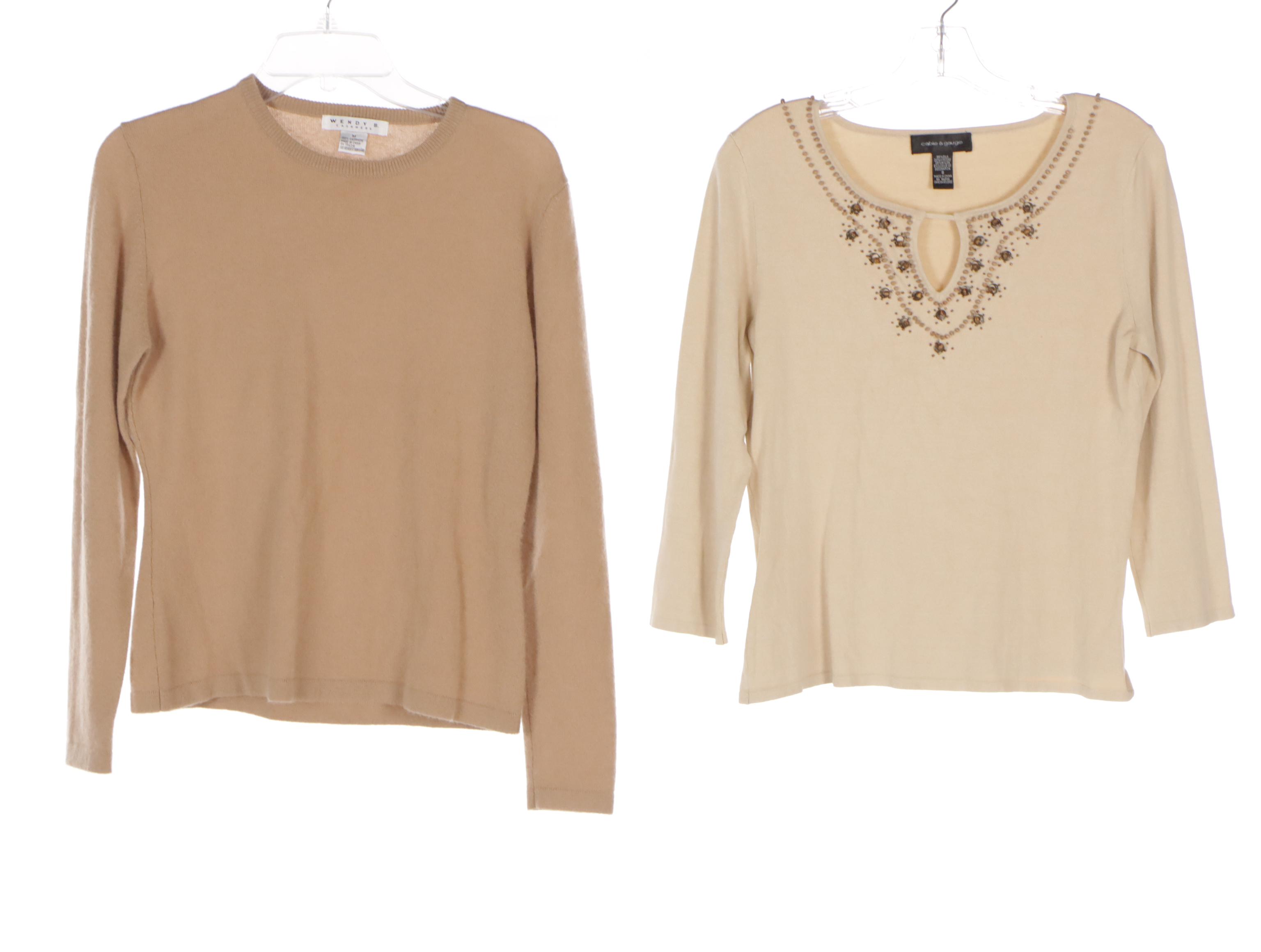 White + Warren and Other Sweaters with Ralph Lauren & More Long-Sleeve Tops