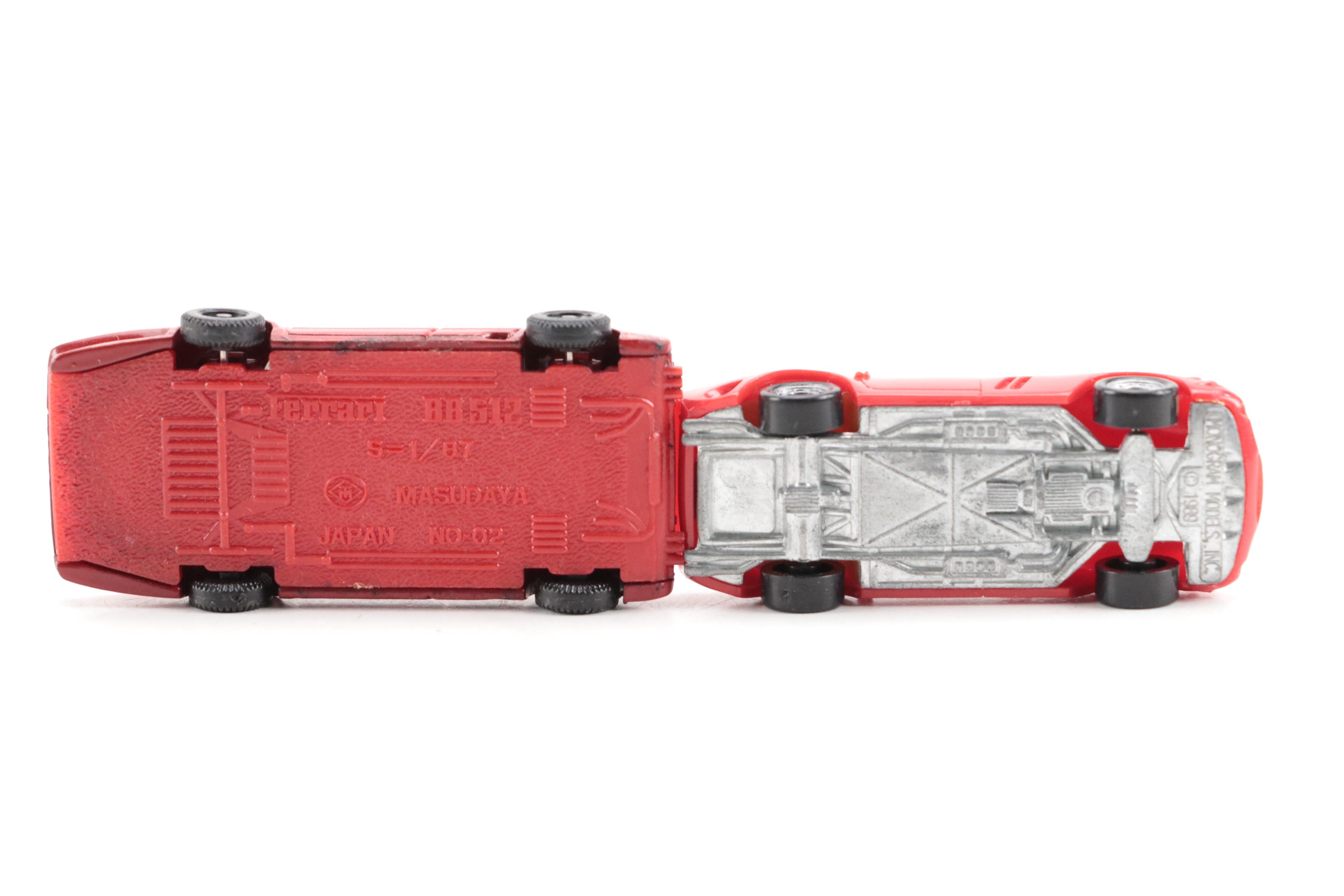 Ferrari Diecast Model Cars with "Stand On It" by Stroker Ace & Other Literature