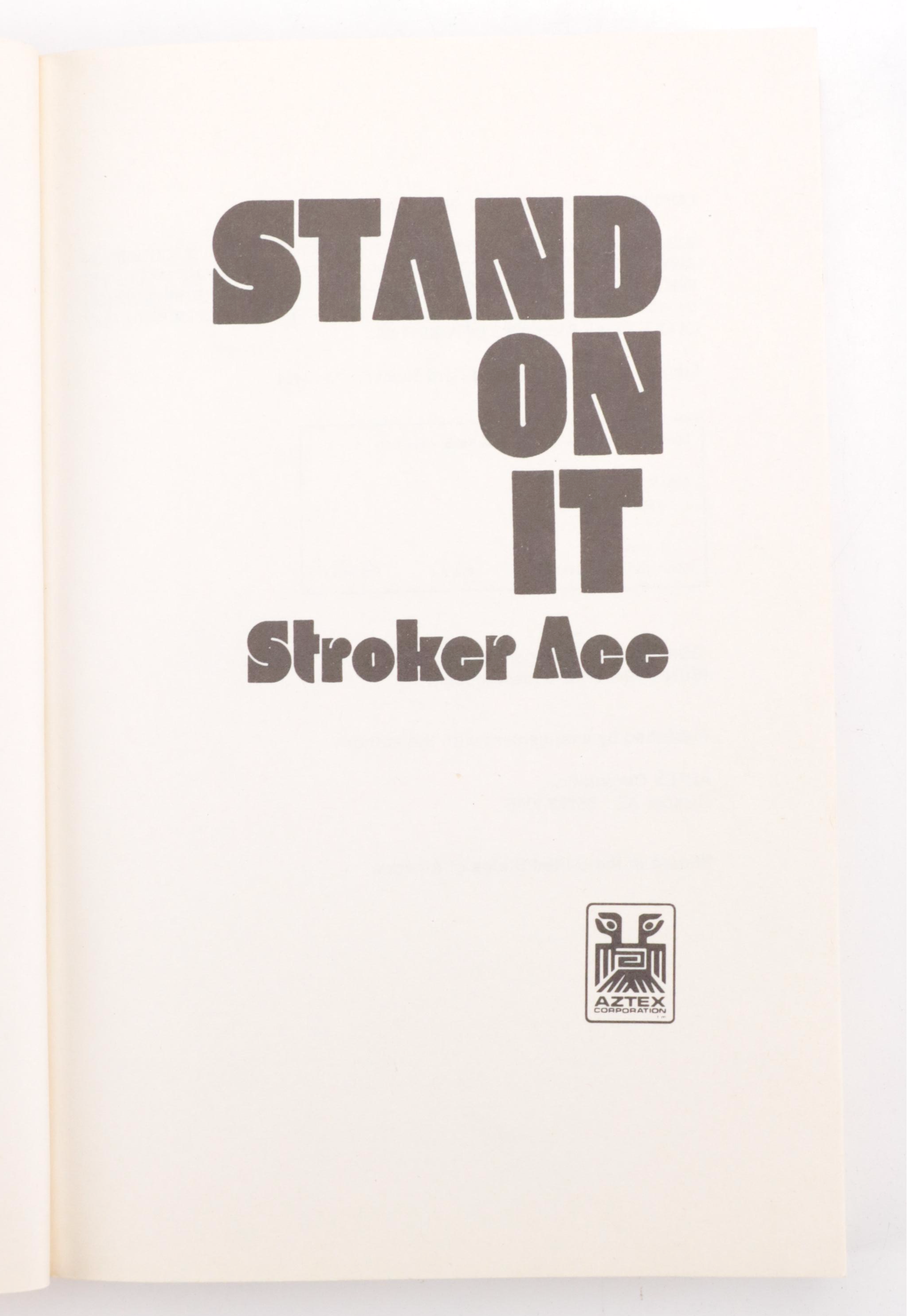 Ferrari Diecast Model Cars with "Stand On It" by Stroker Ace & Other Literature