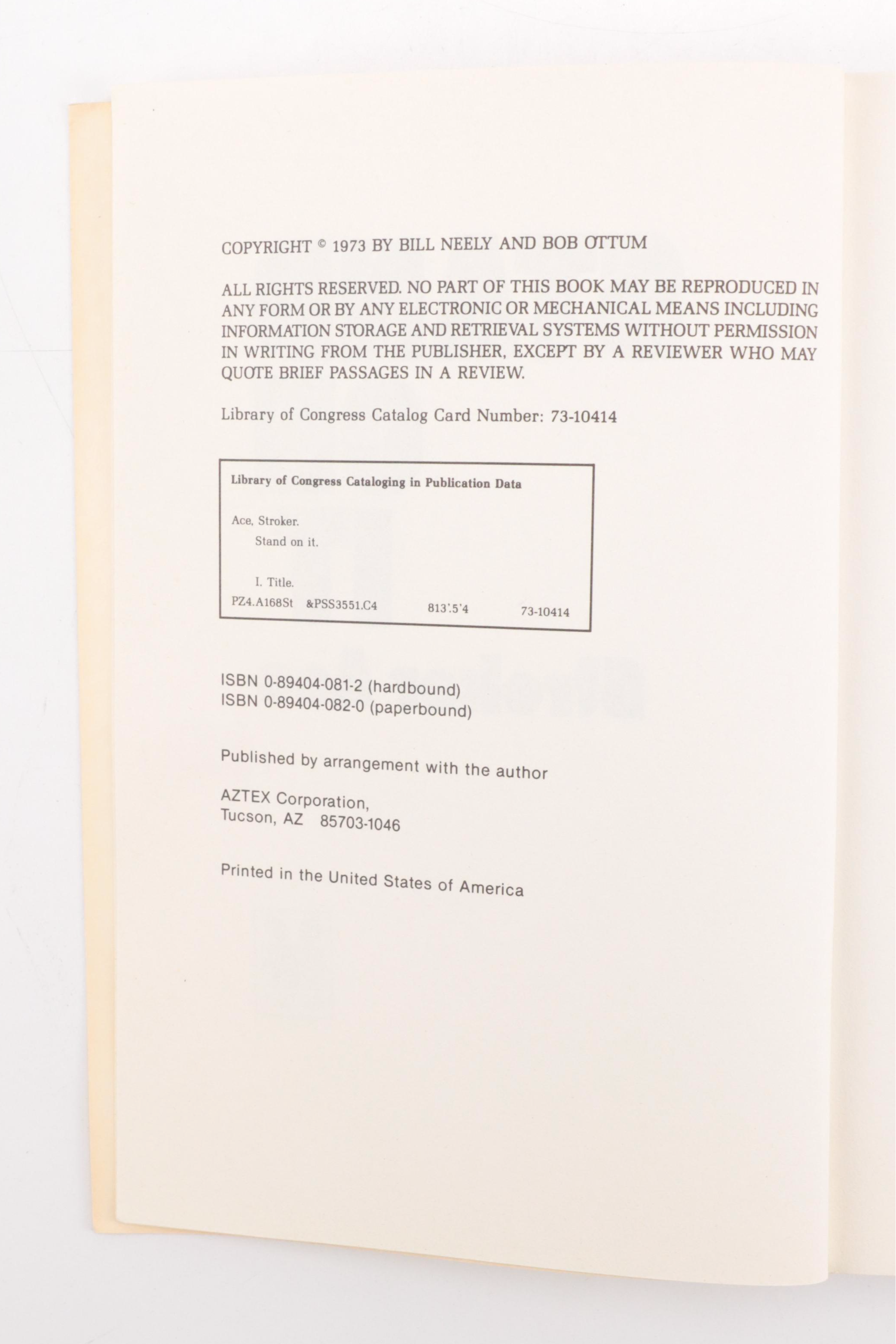 Ferrari Diecast Model Cars with "Stand On It" by Stroker Ace & Other Literature