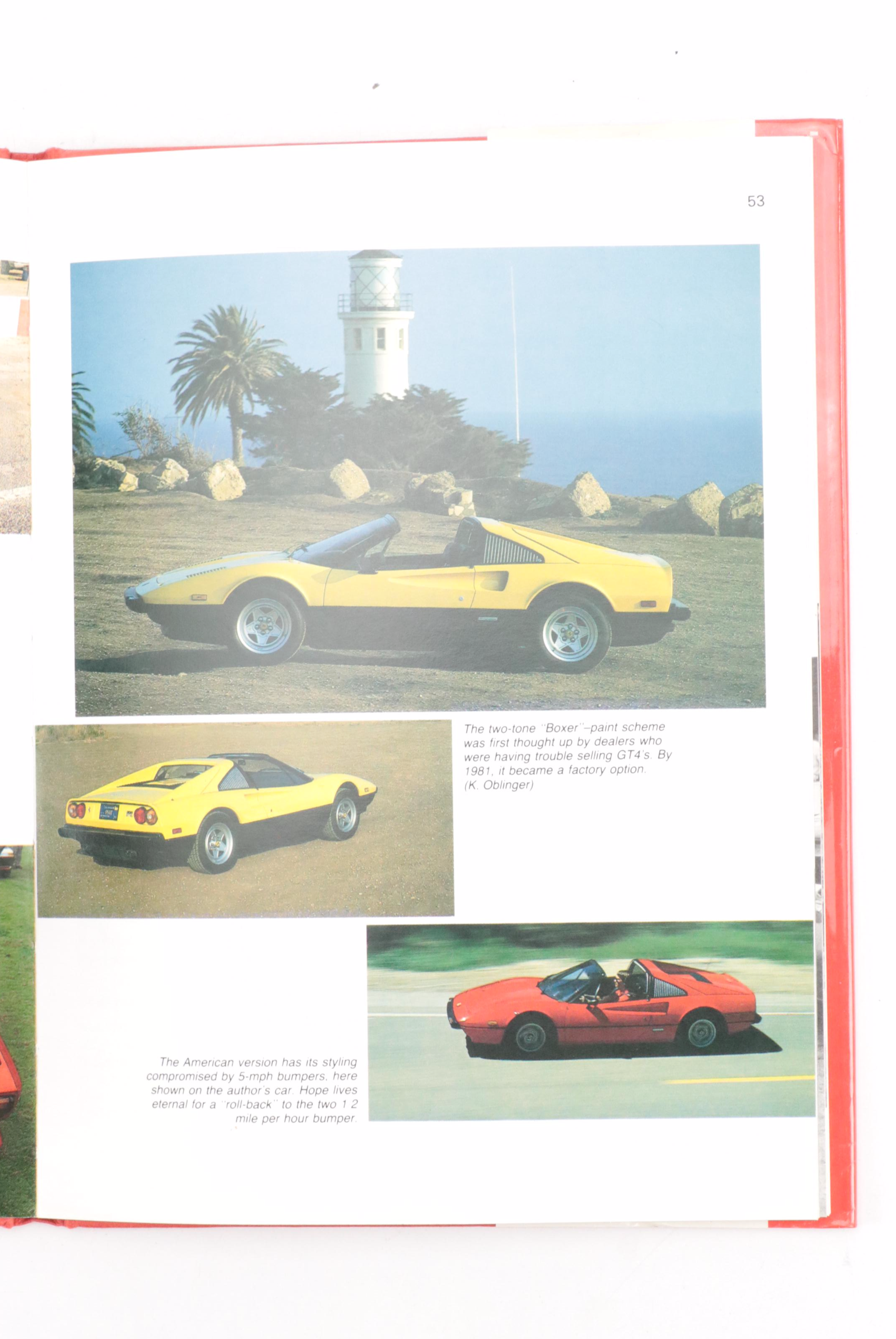 Ferrari Diecast Model Cars with "Stand On It" by Stroker Ace & Other Literature