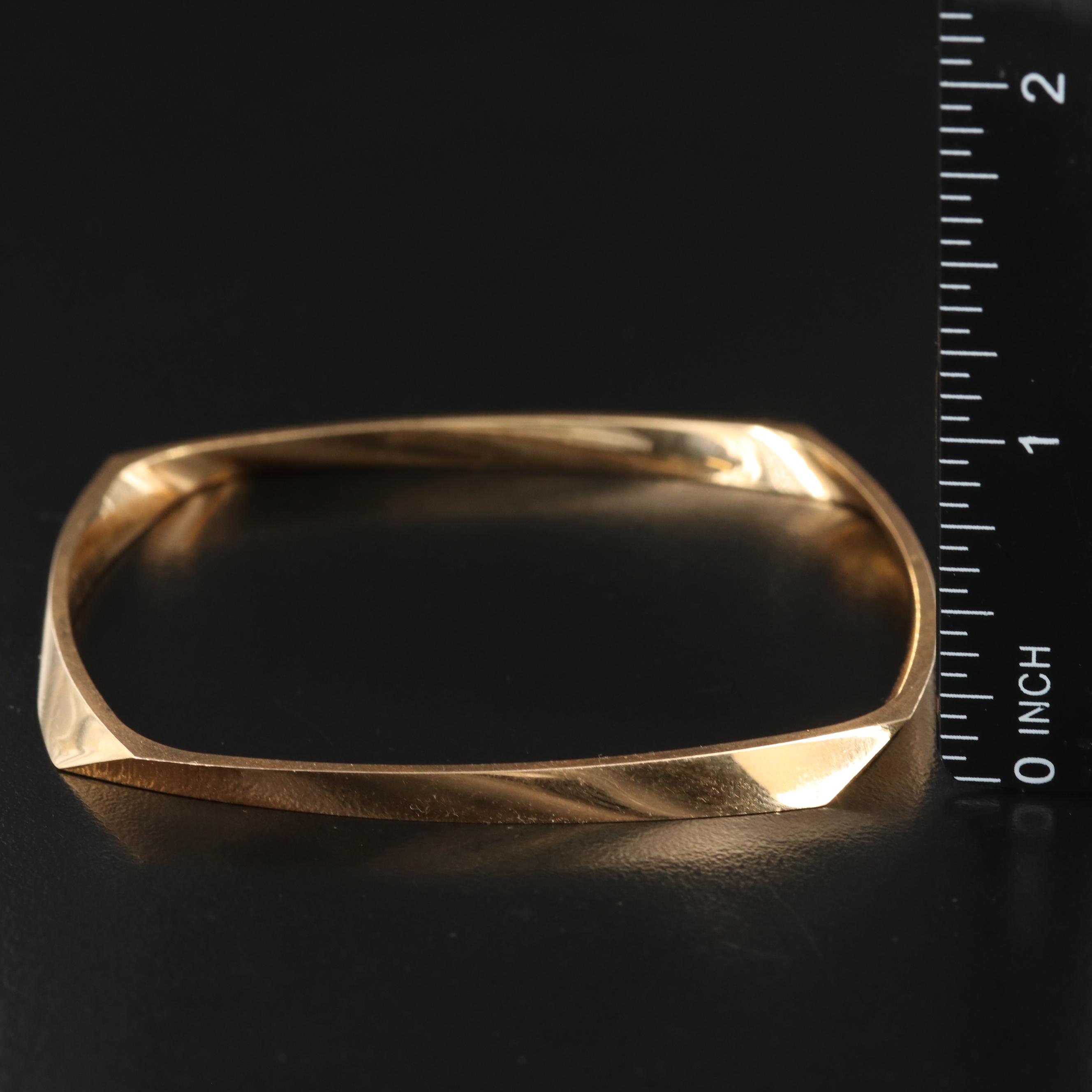 Frank Gehry for Tiffany & Co. 18K Rose Gold Torque Bangle Bracelet