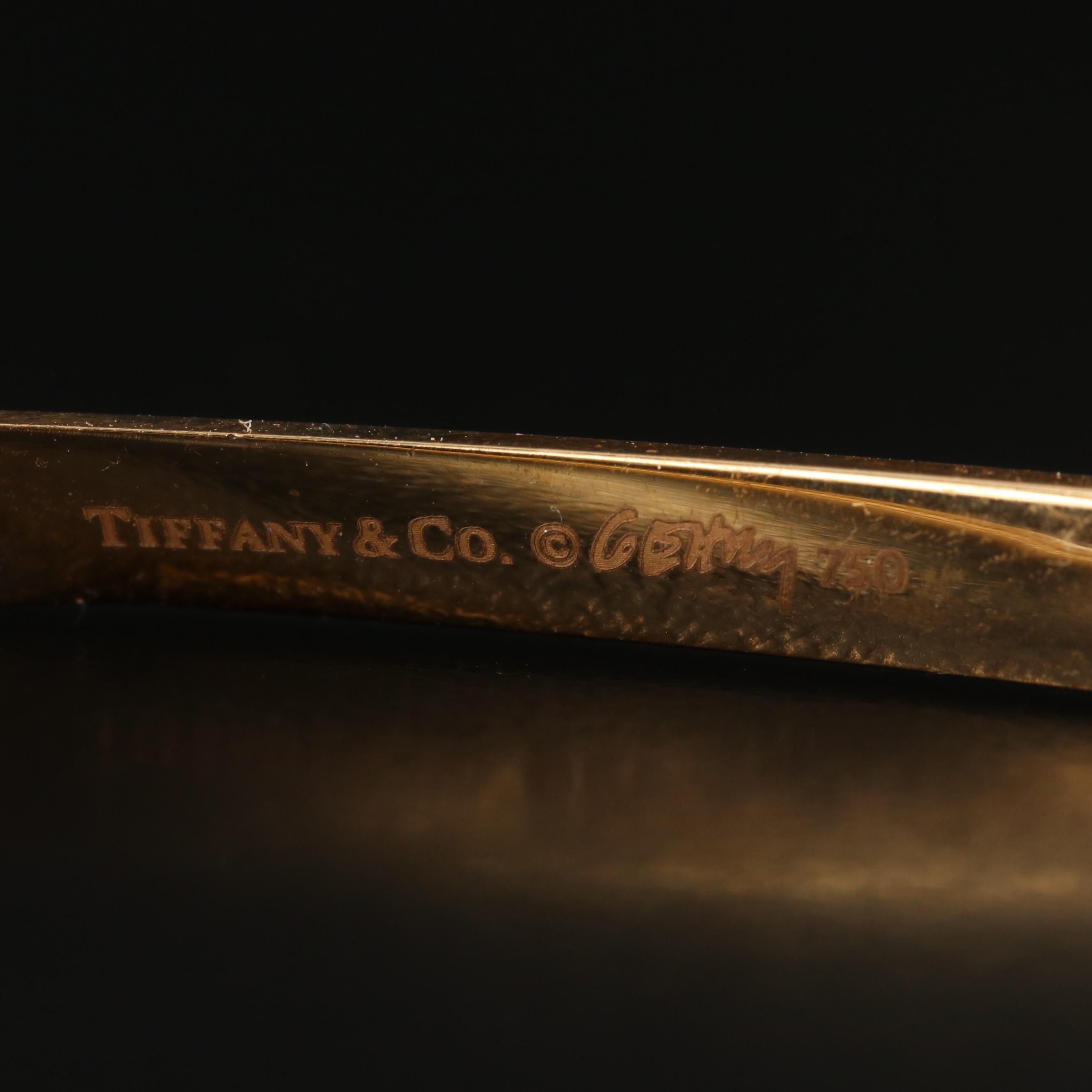 Frank Gehry for Tiffany & Co. 18K Rose Gold Torque Bangle Bracelet