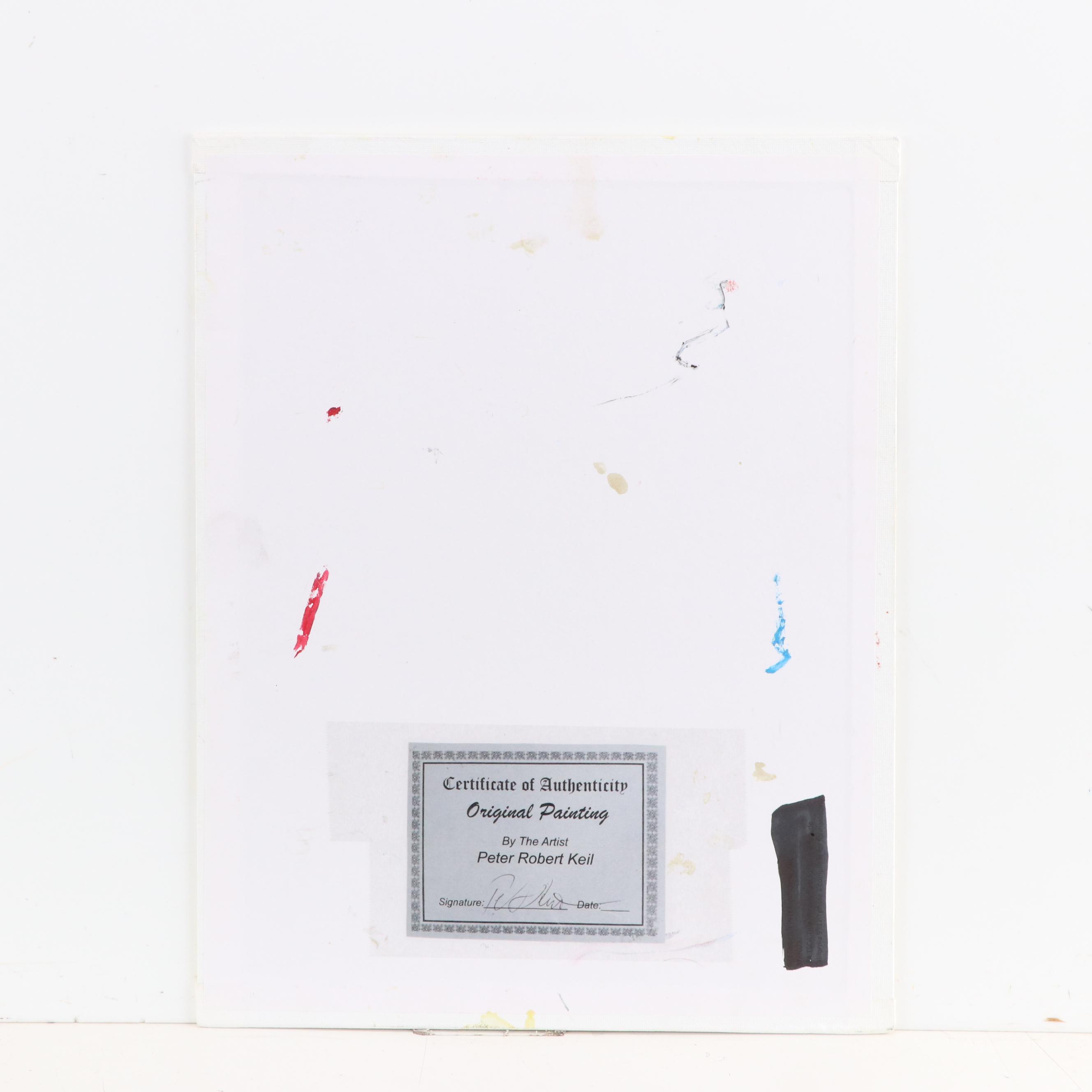 Peter Robert Keil Abstract Acrylic Portrait