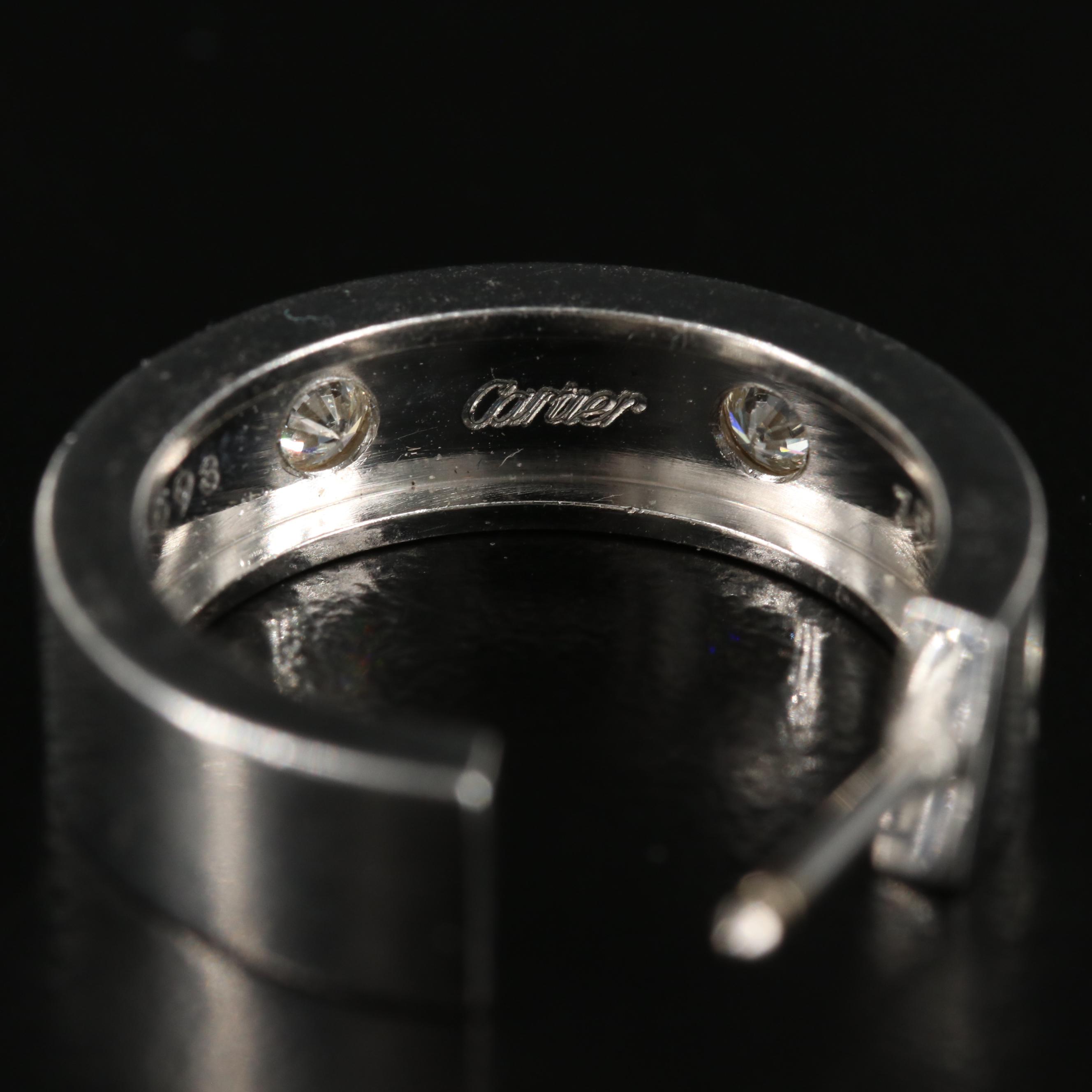 Cartier LOVE 18K 0.36 CTW Diamond Hoop Earrings