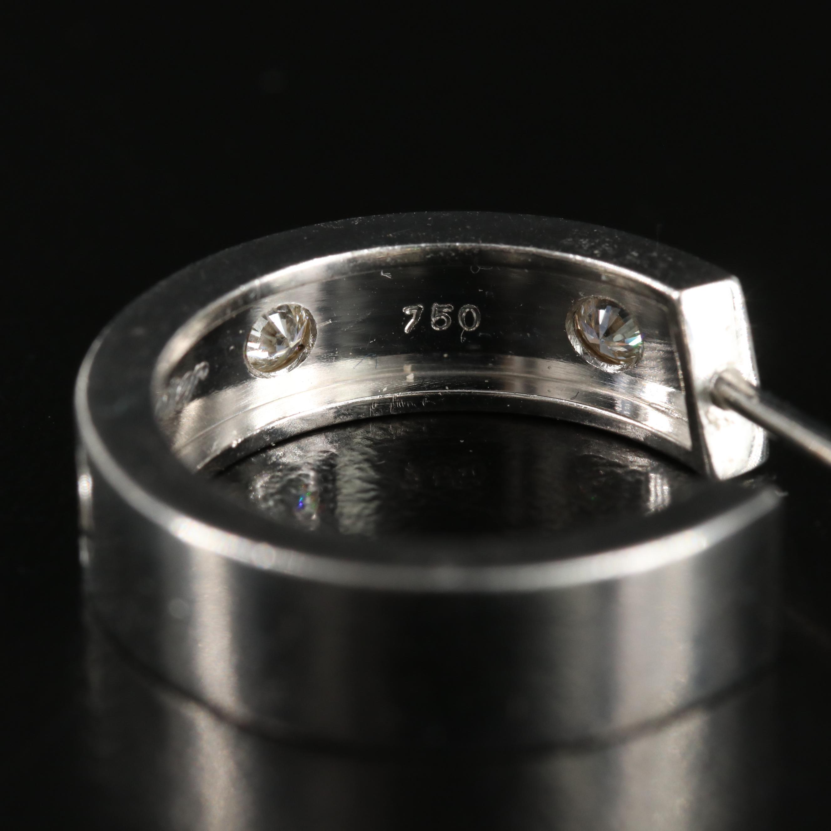 Cartier LOVE 18K 0.36 CTW Diamond Hoop Earrings