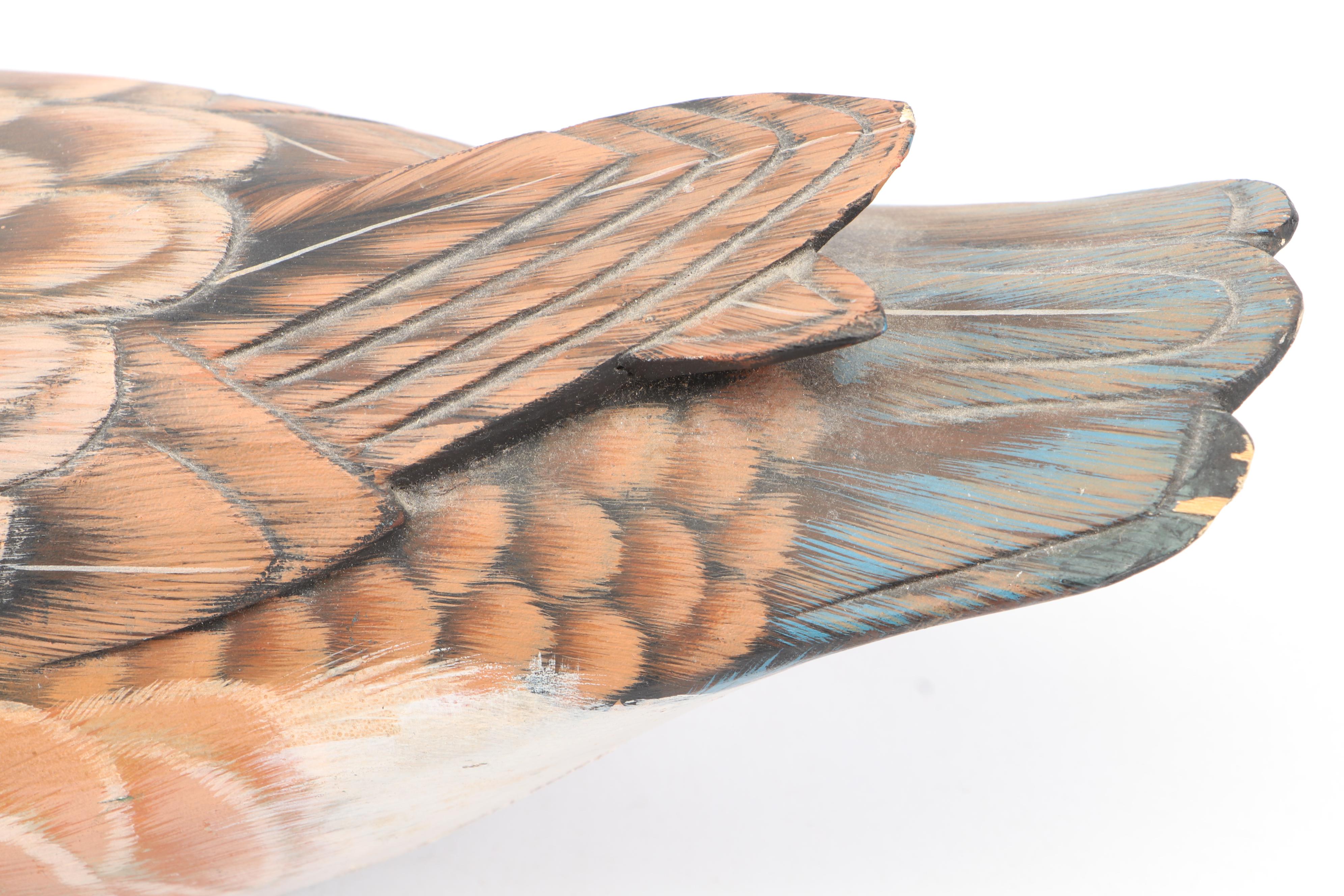 Hand-Painted and Carved Duck Decoy