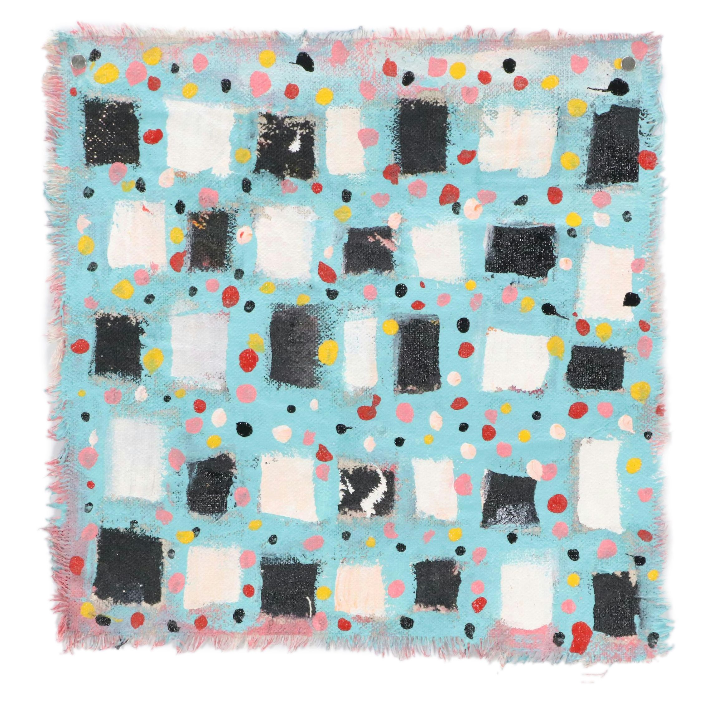 Vint Blackburn Abstract Acrylic Painting, 21st Century