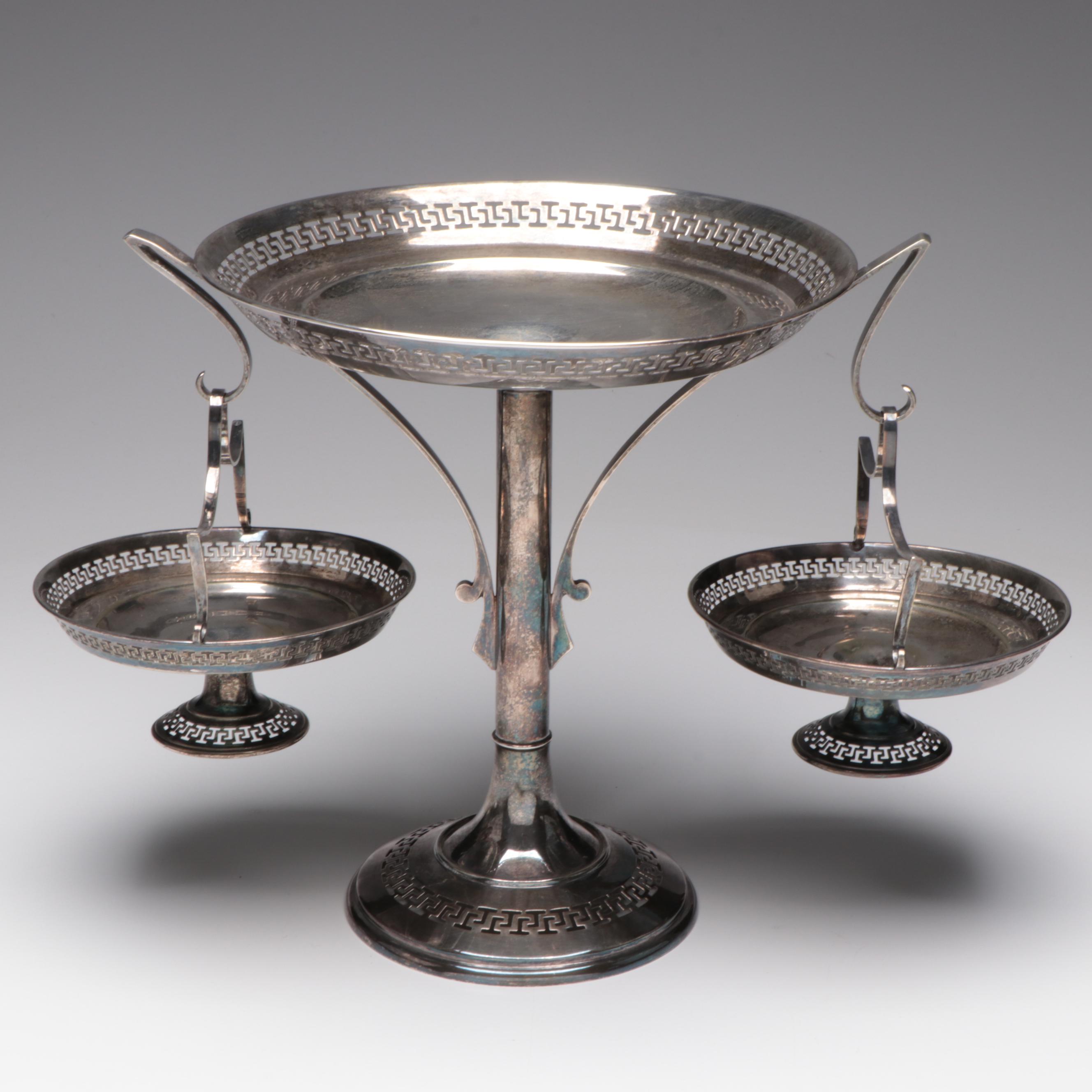 Fenton Brothers Sheffield Silver Plate Centerpiece Epergne